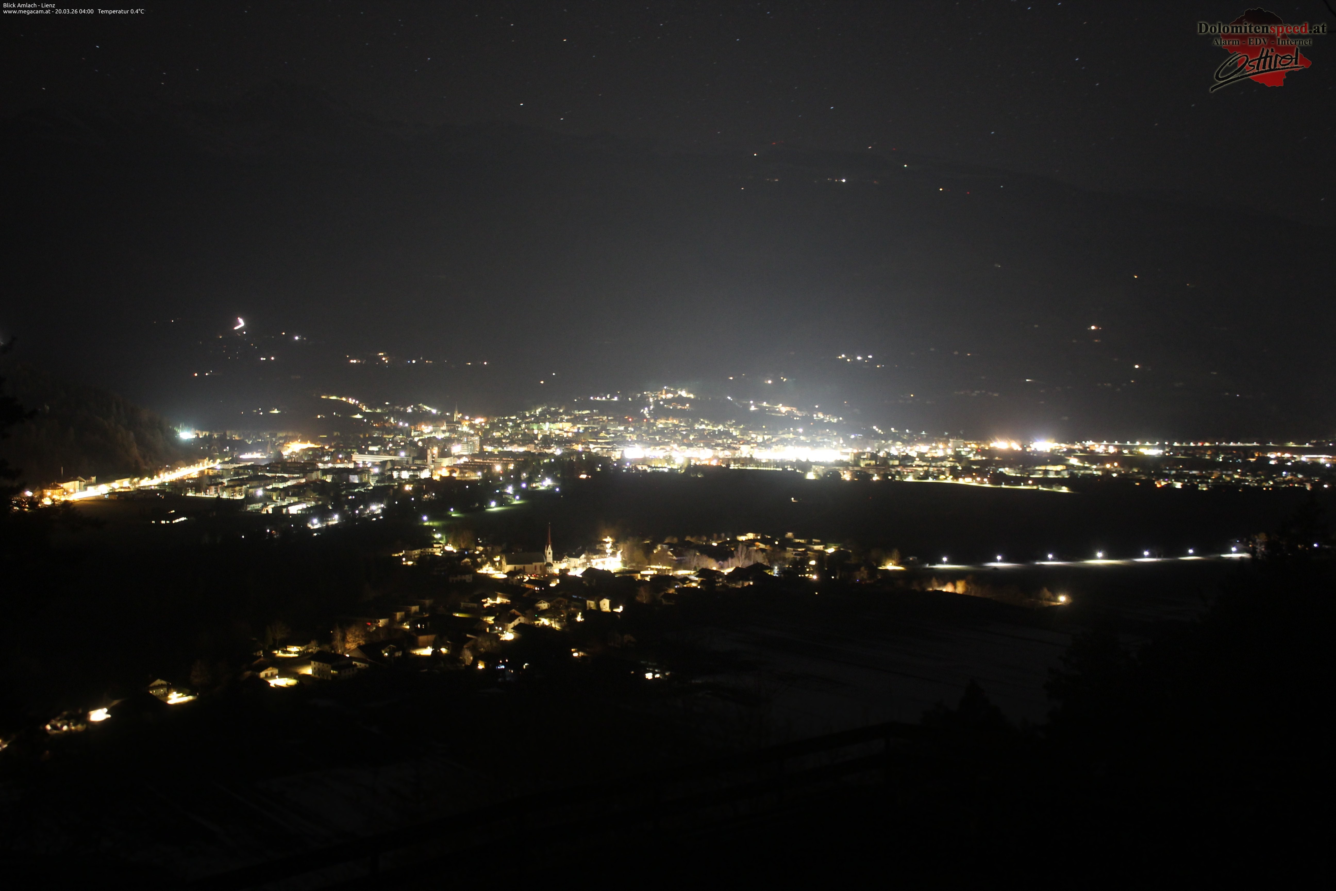 Archiv Foto Webcam Blick Amlach - Lienz - Osttirol