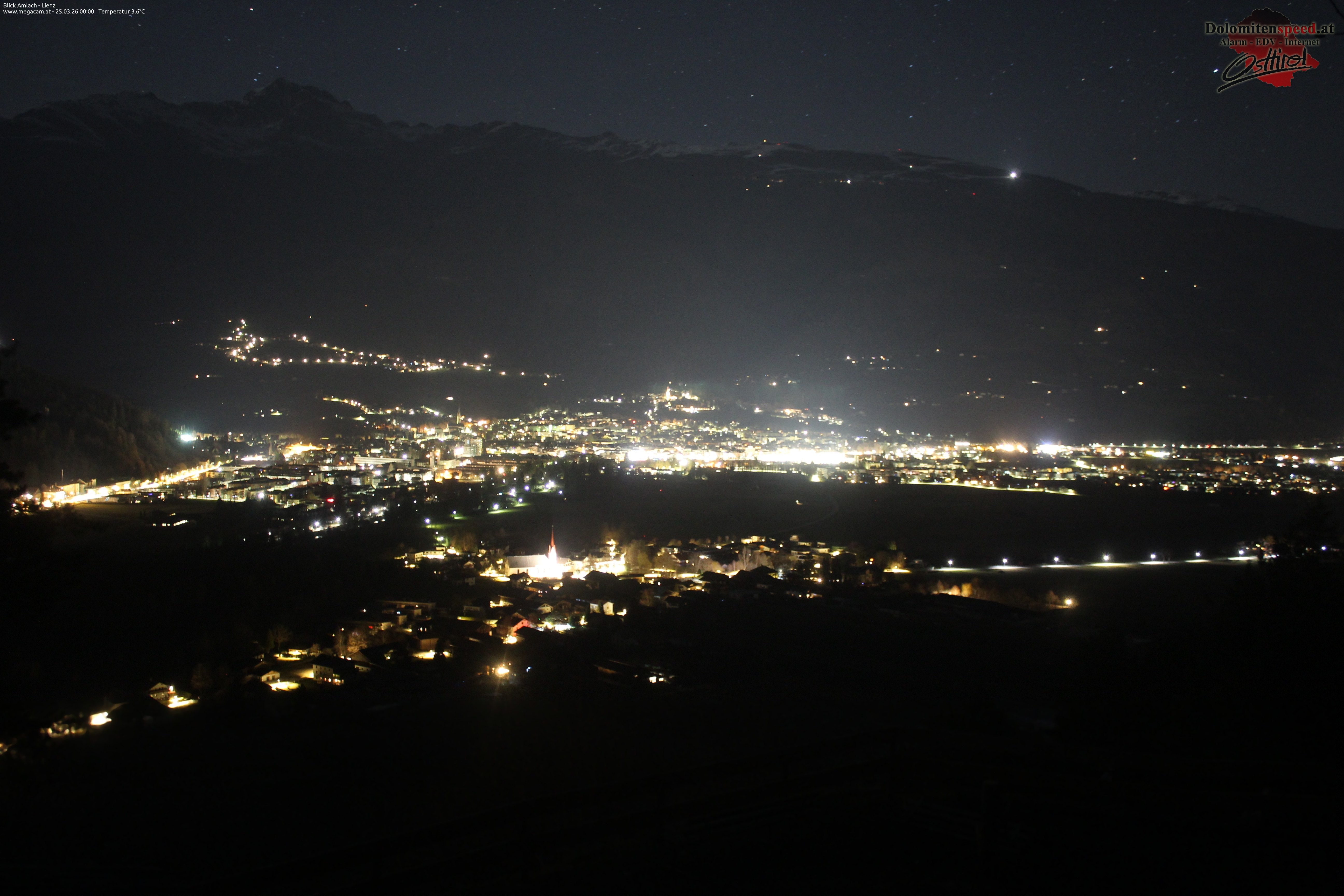 Archiv Foto Webcam Blick Amlach - Lienz - Osttirol