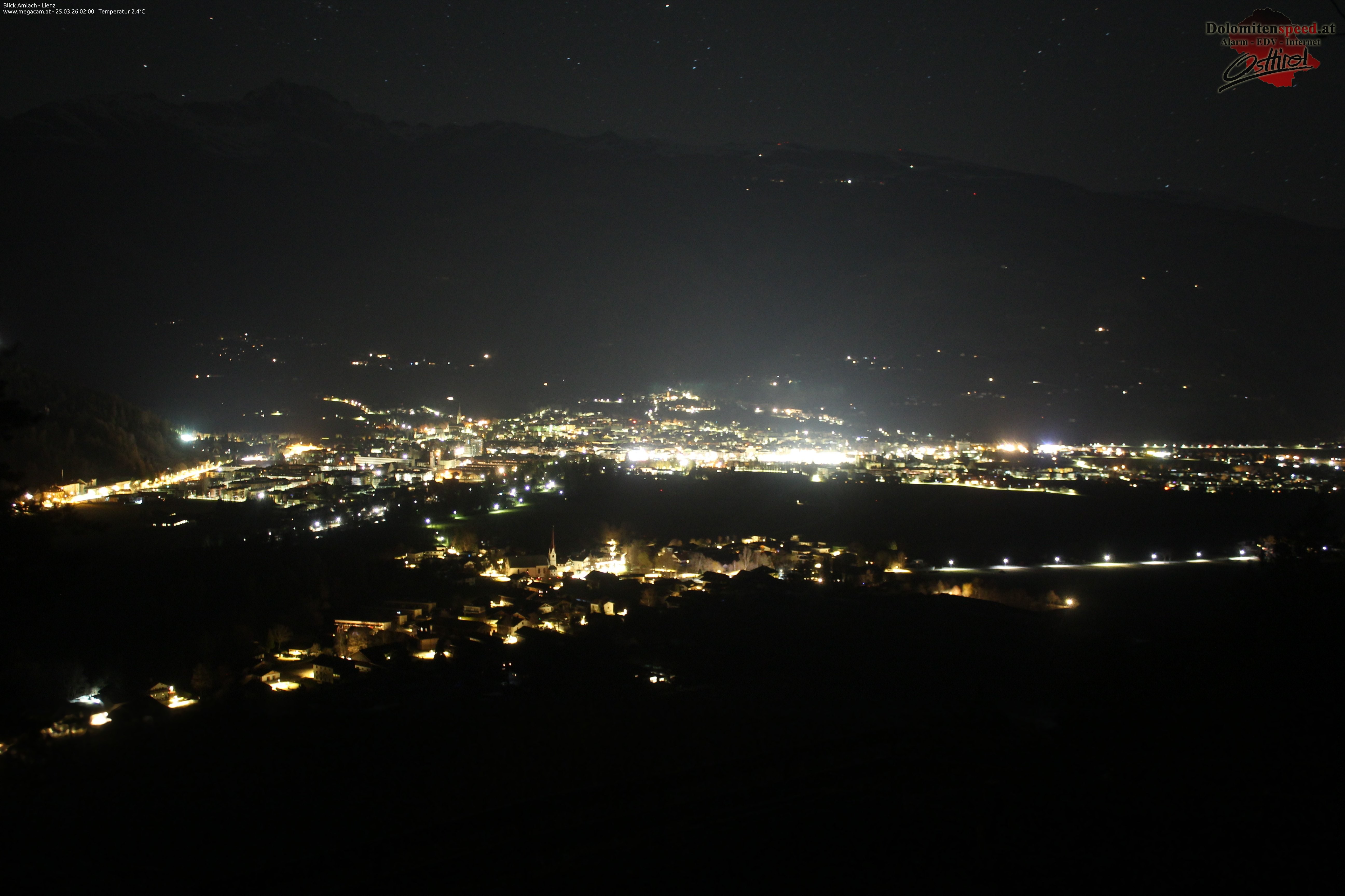 Archiv Foto Webcam Blick Amlach - Lienz - Osttirol