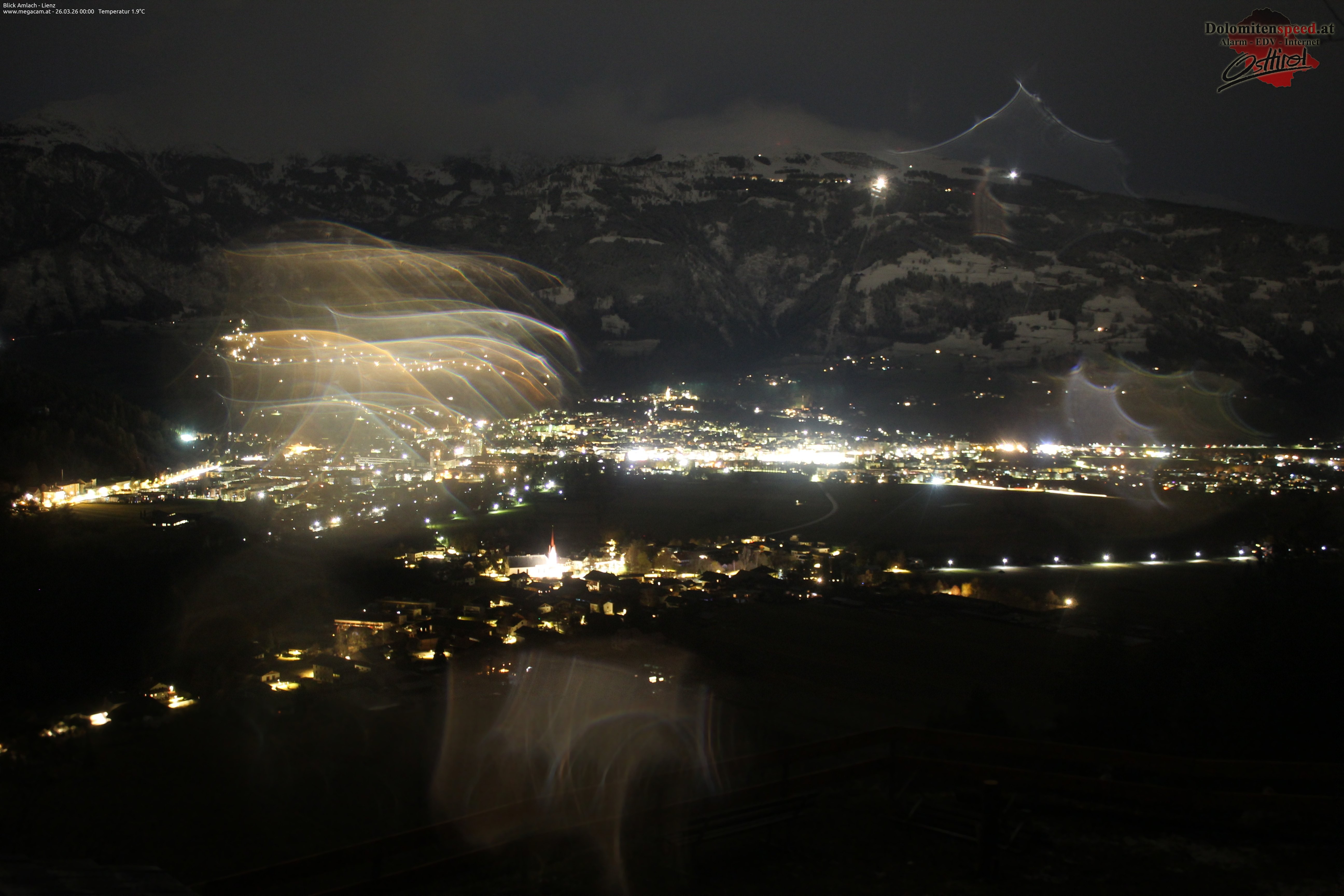 Archiv Foto Webcam Blick Amlach - Lienz - Osttirol