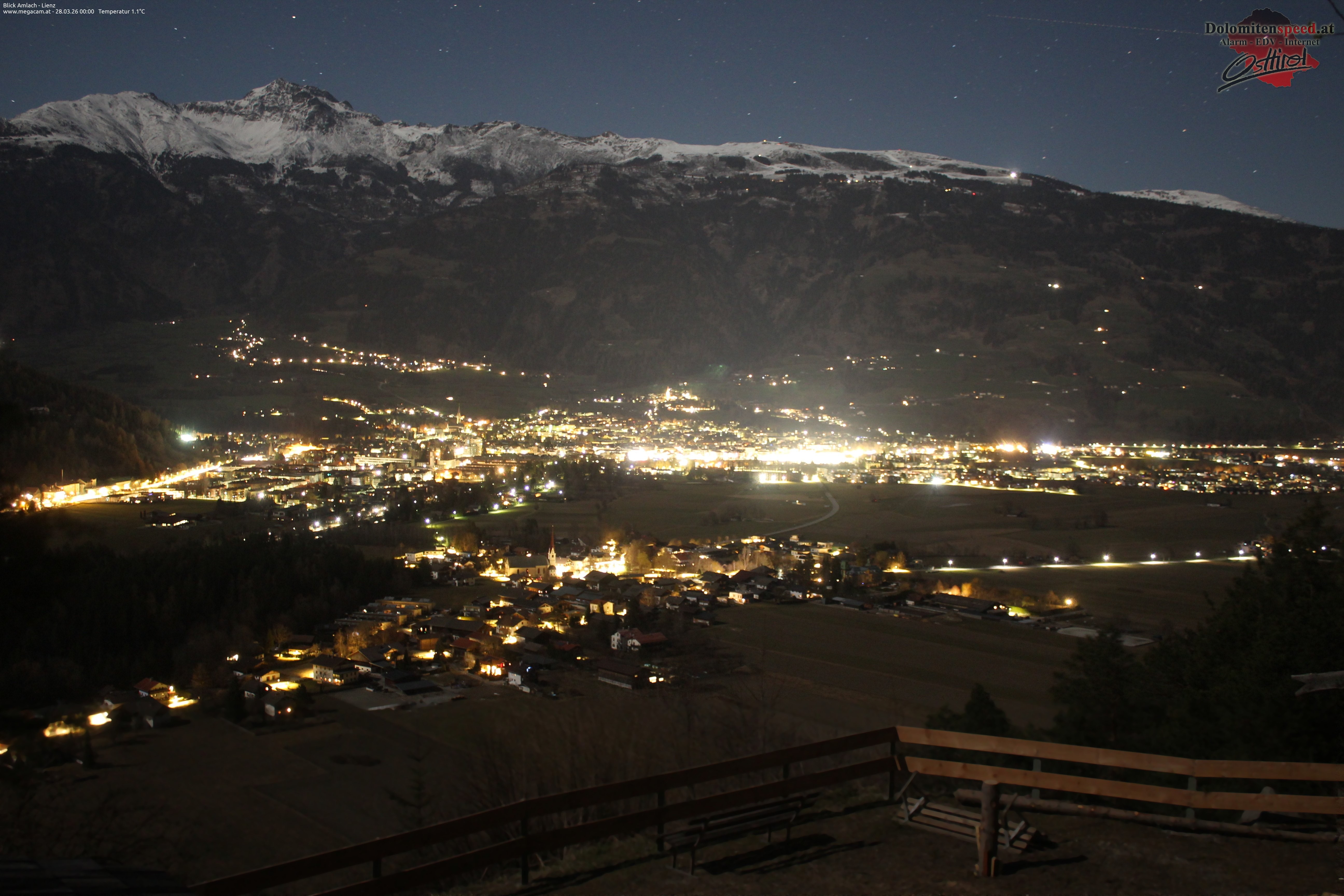 Archiv Foto Webcam Blick Amlach - Lienz - Osttirol