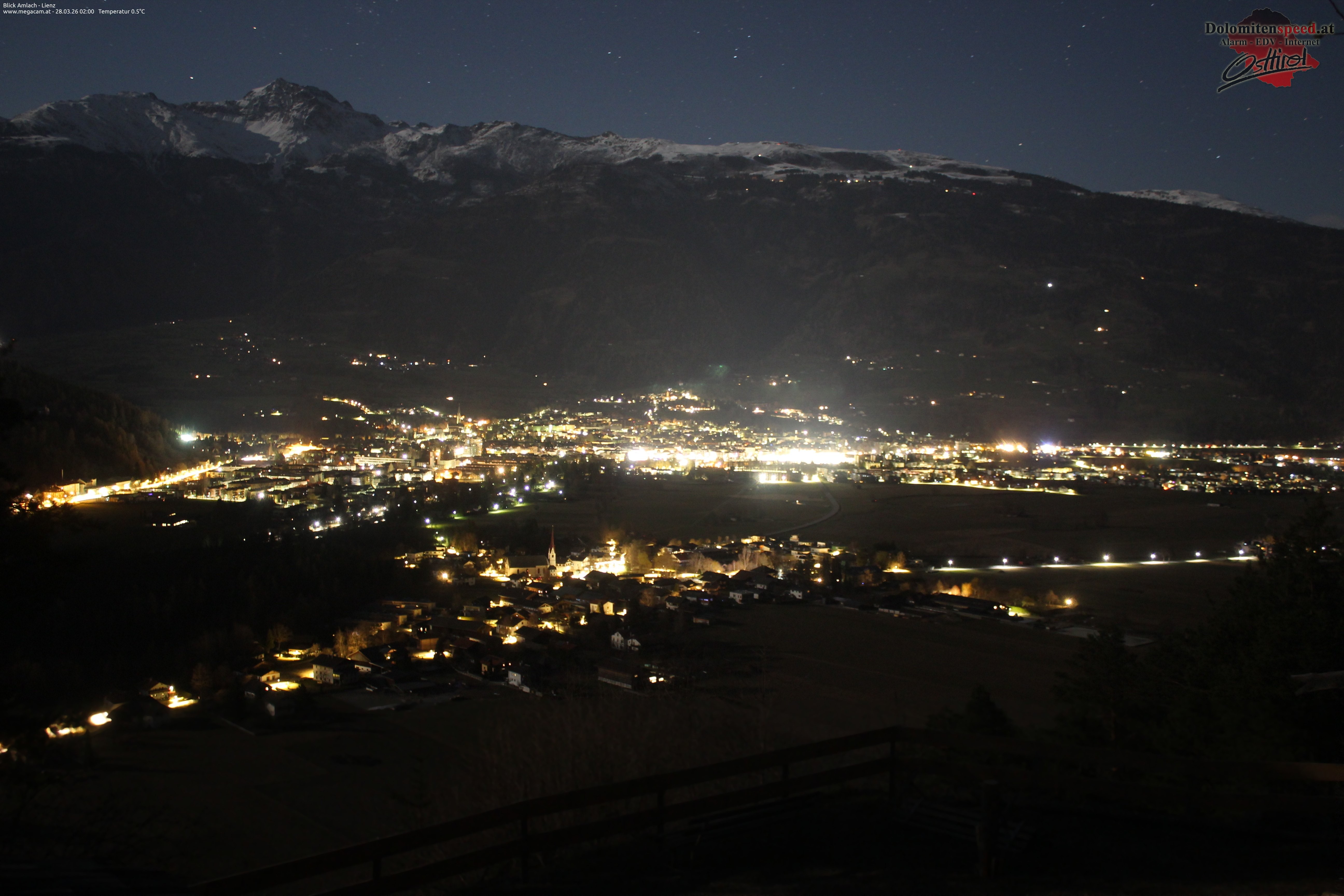 Archiv Foto Webcam Blick Amlach - Lienz - Osttirol