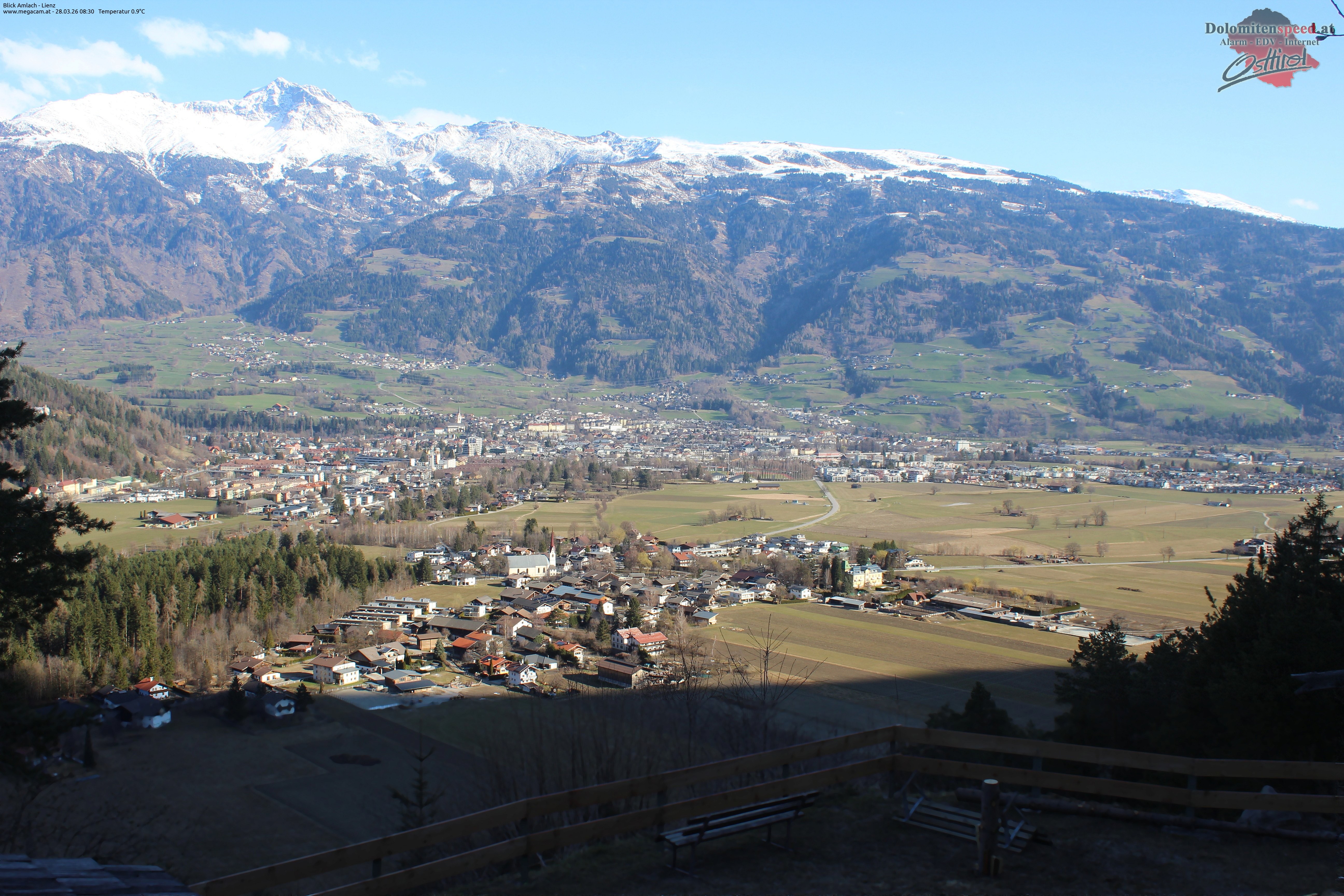 Archiv Foto Webcam Blick Amlach - Lienz - Osttirol