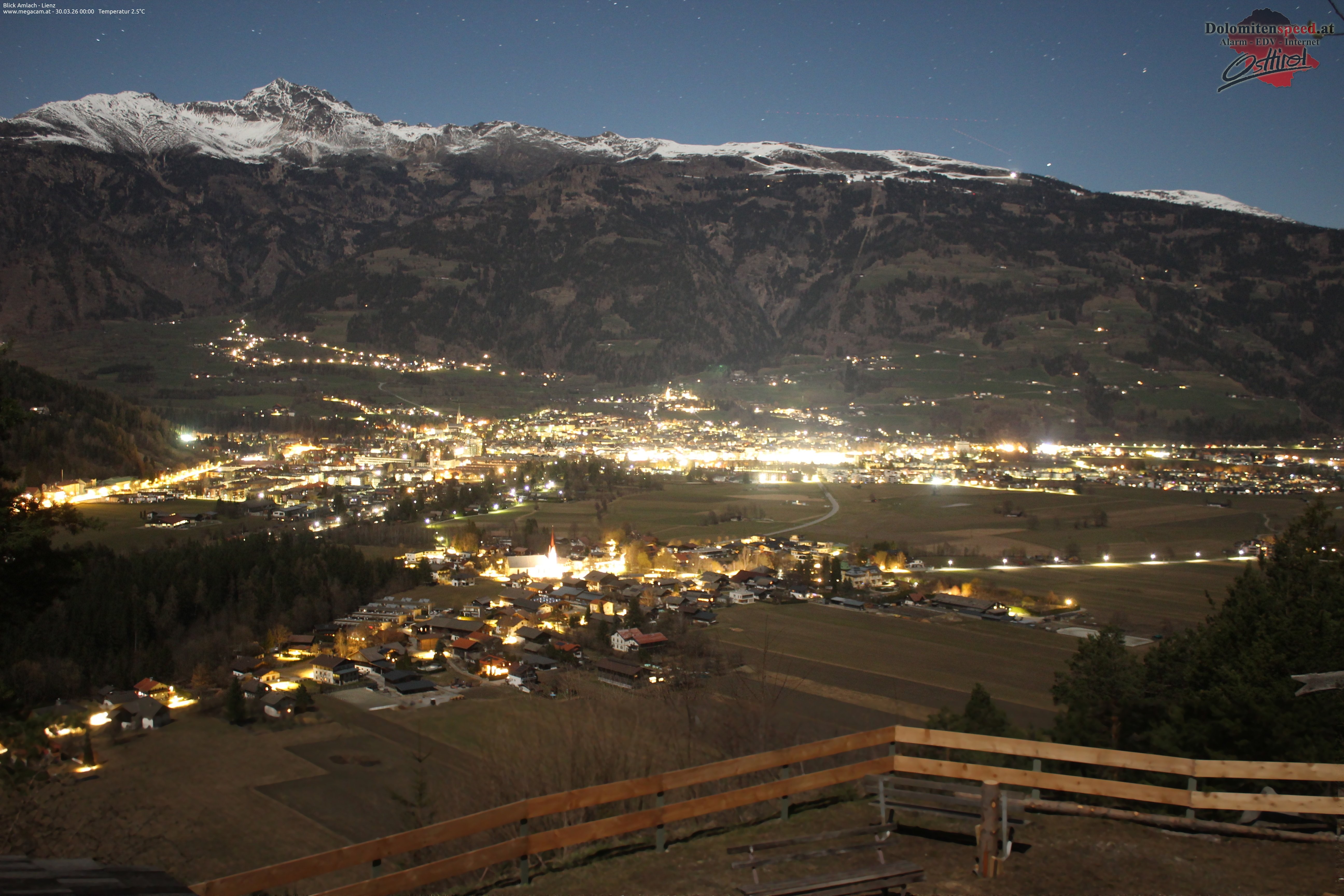 Archiv Foto Webcam Blick Amlach - Lienz - Osttirol