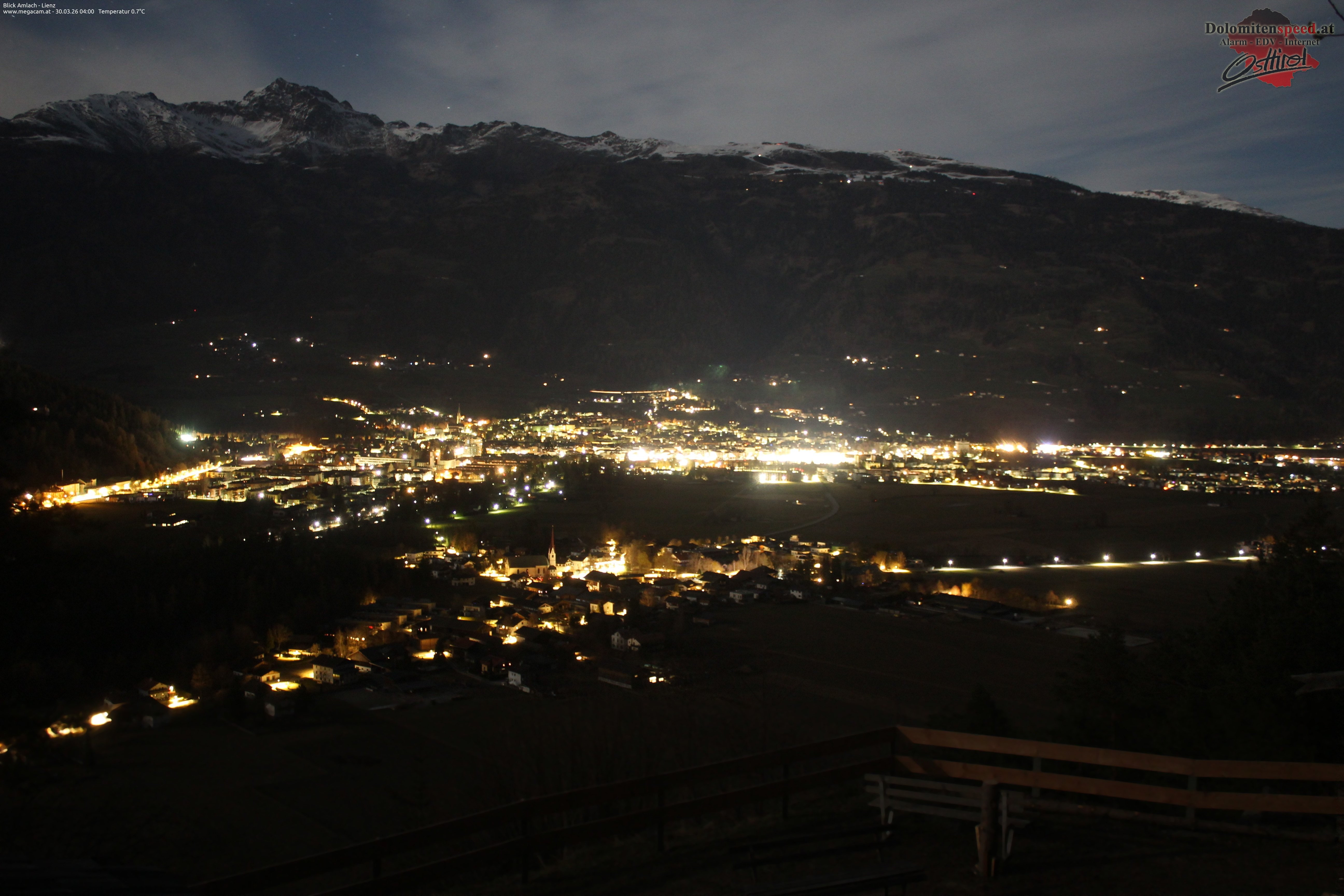 Archiv Foto Webcam Blick Amlach - Lienz - Osttirol