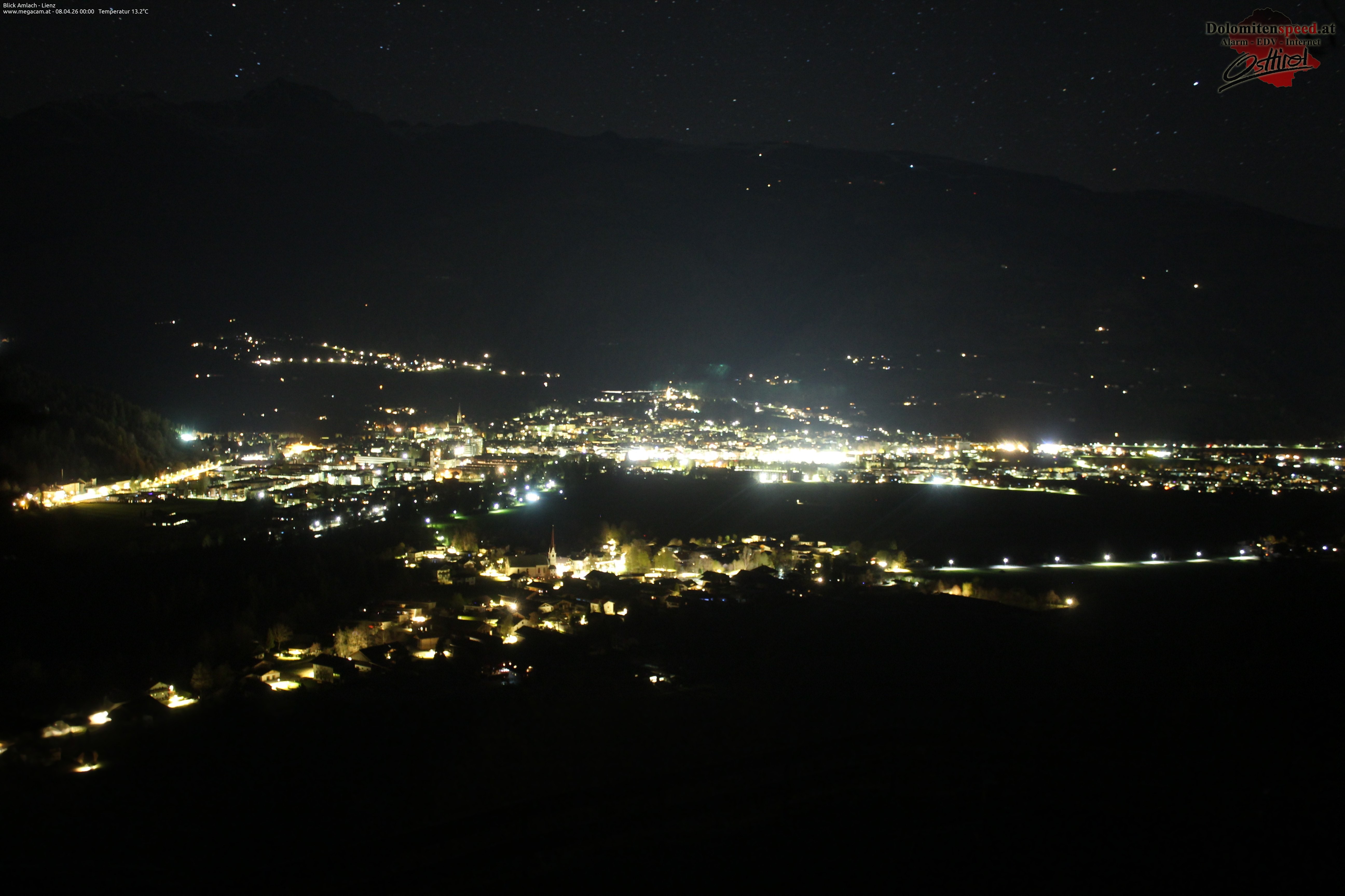 Archiv Foto Webcam Blick Amlach - Lienz - Osttirol