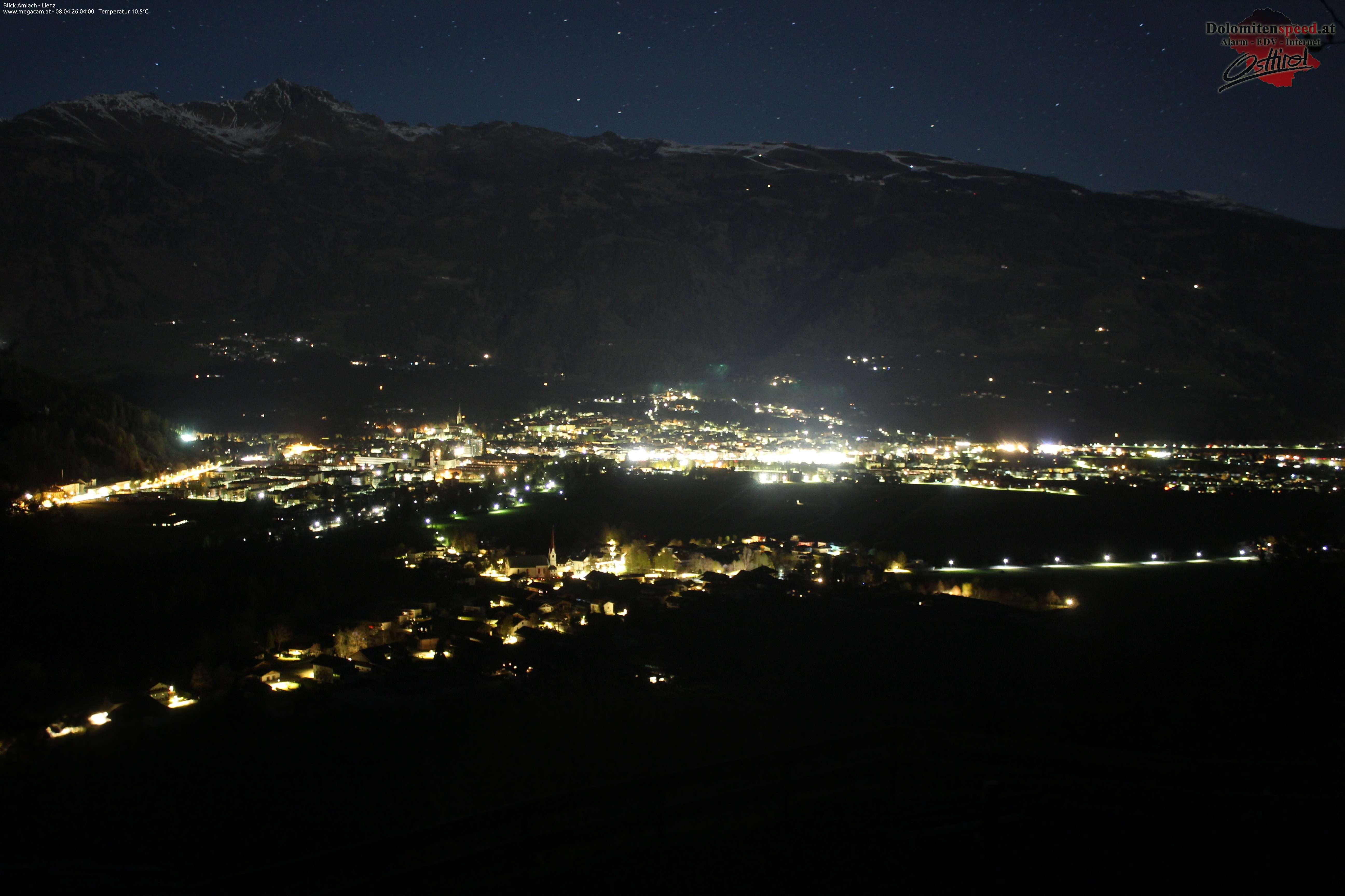 Archiv Foto Webcam Blick Amlach - Lienz - Osttirol