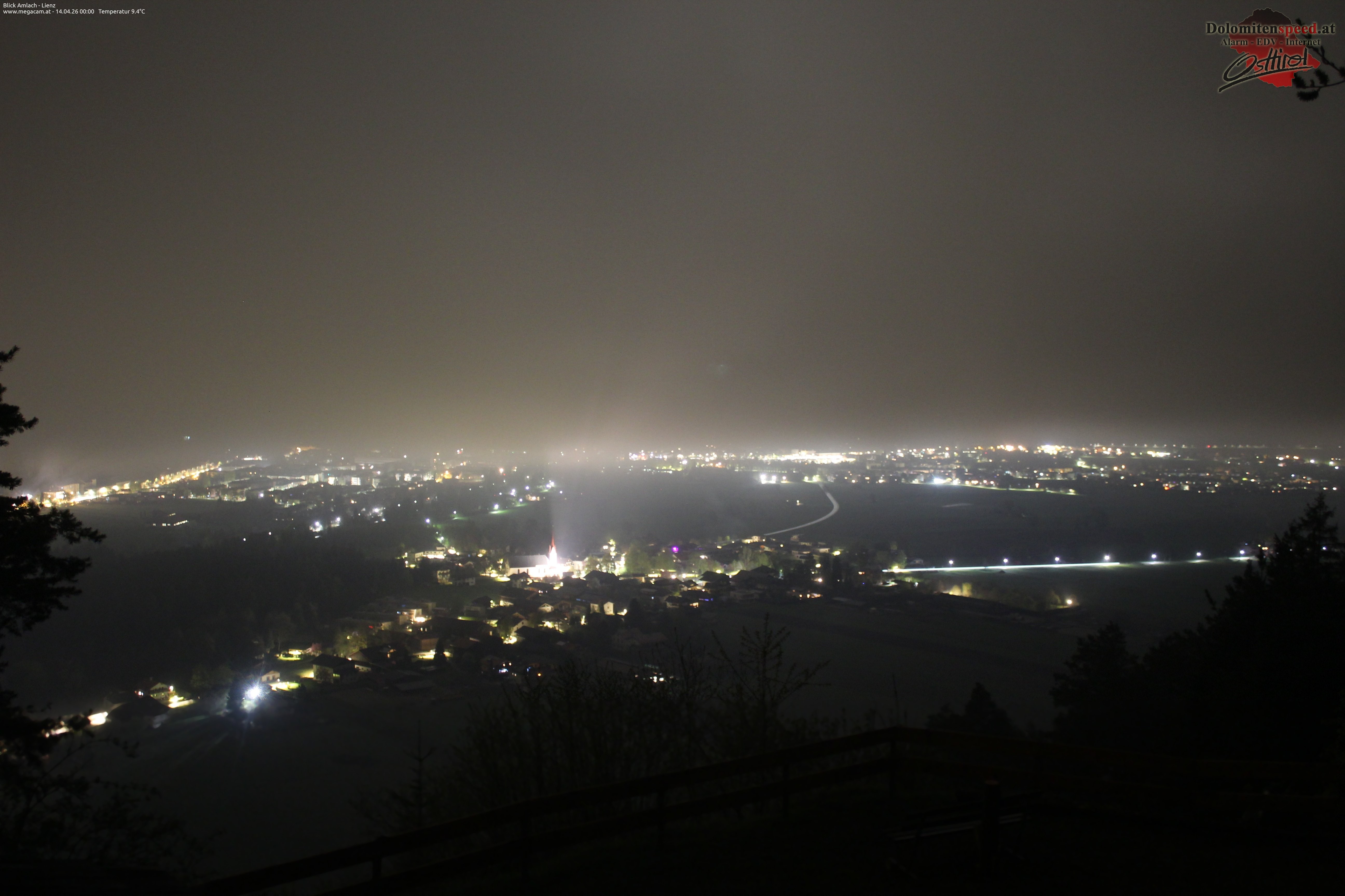 Archiv Foto Webcam Blick Amlach - Lienz - Osttirol