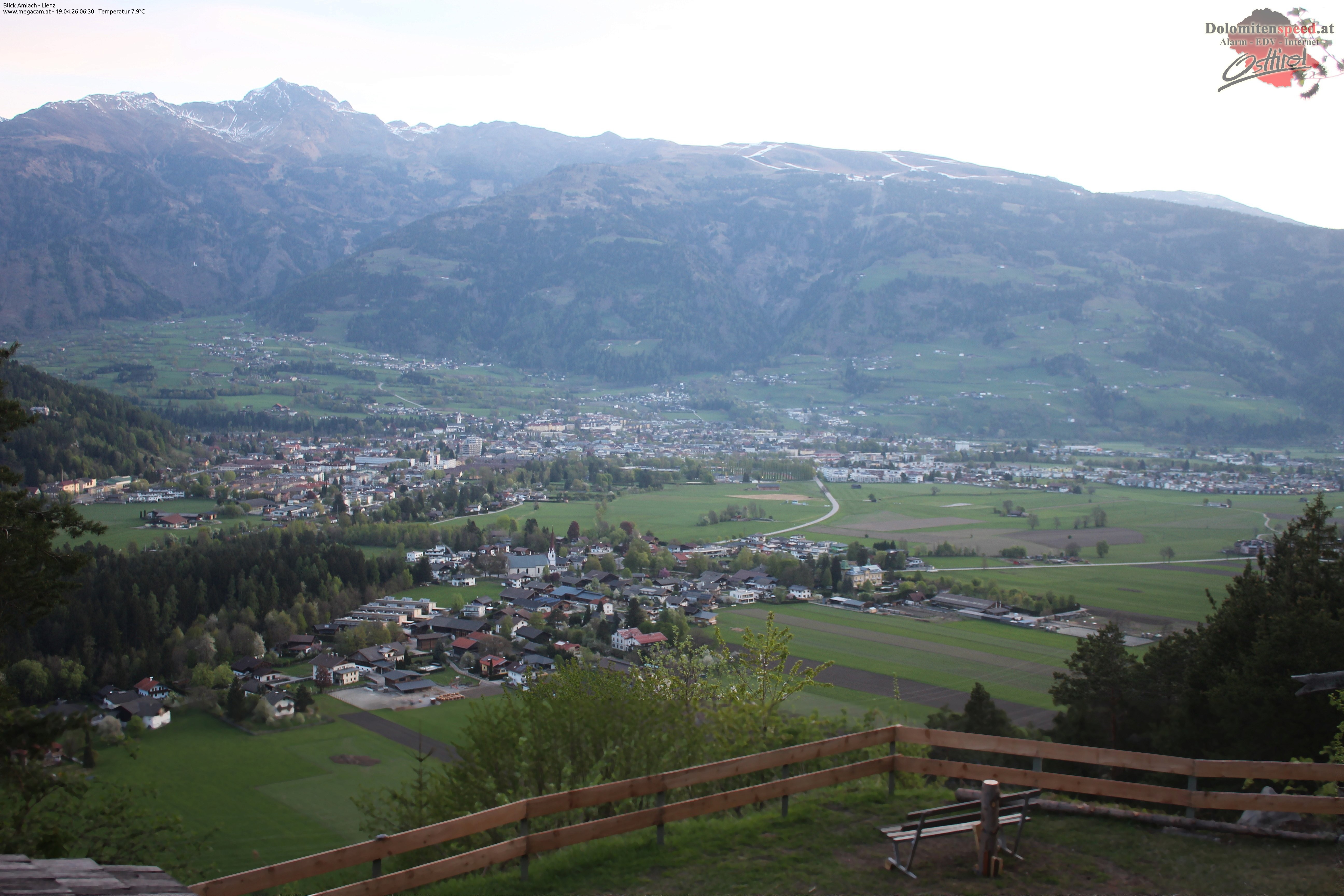 Archiv Foto Webcam Blick Amlach - Lienz - Osttirol