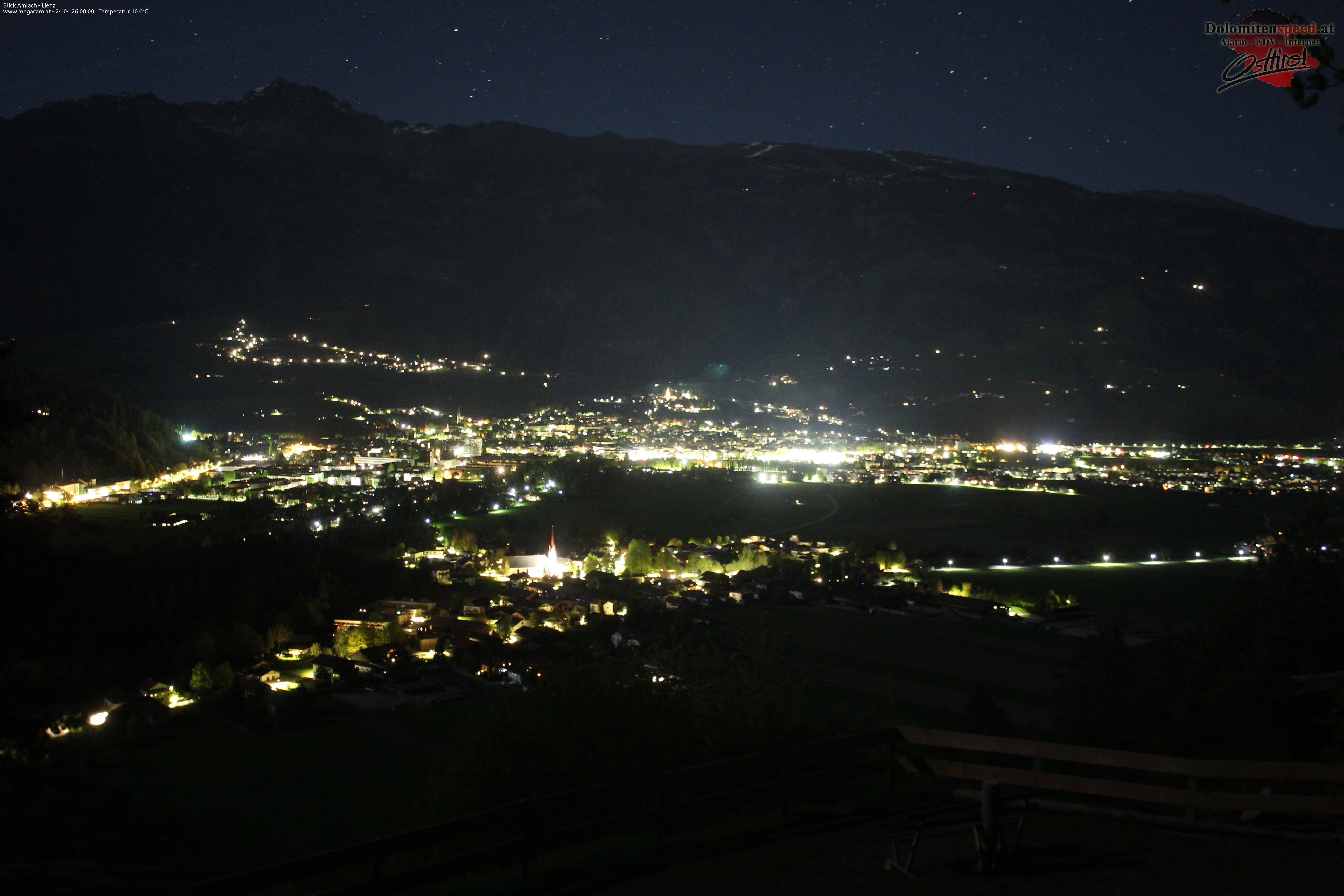 Archiv Foto Webcam Blick Amlach - Lienz - Osttirol