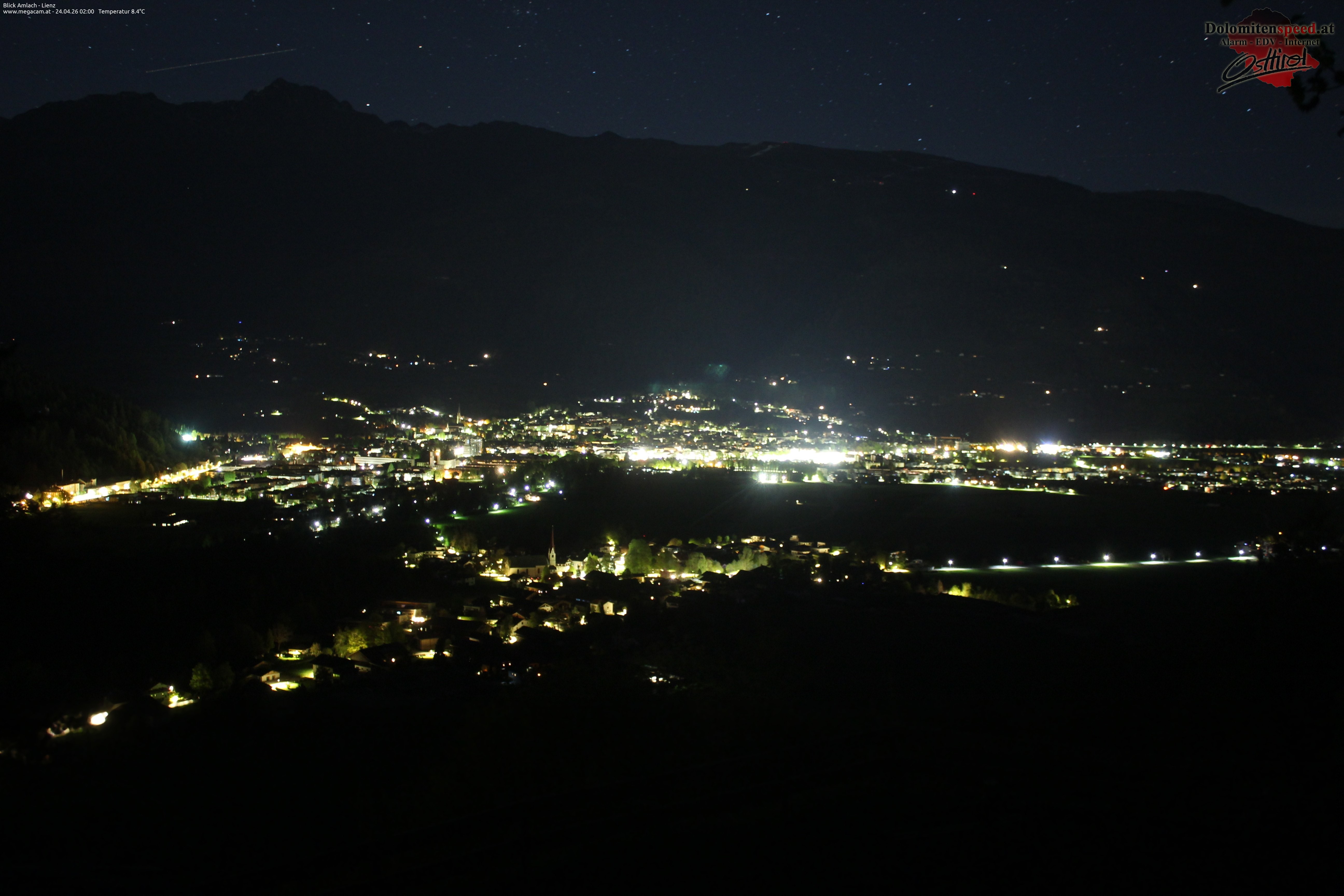 Archiv Foto Webcam Blick Amlach - Lienz - Osttirol