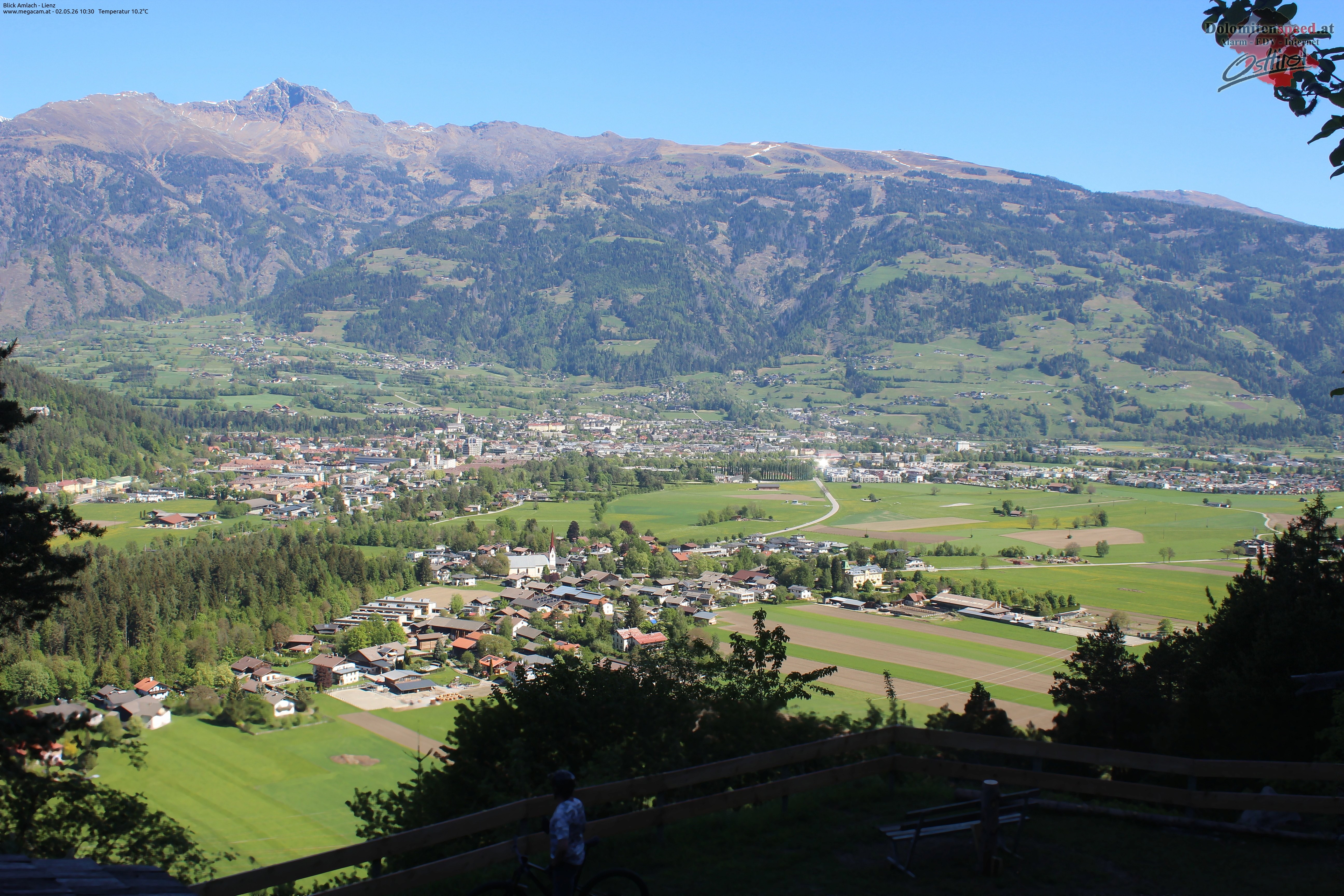 Archiv Foto Webcam Blick Amlach - Lienz - Osttirol