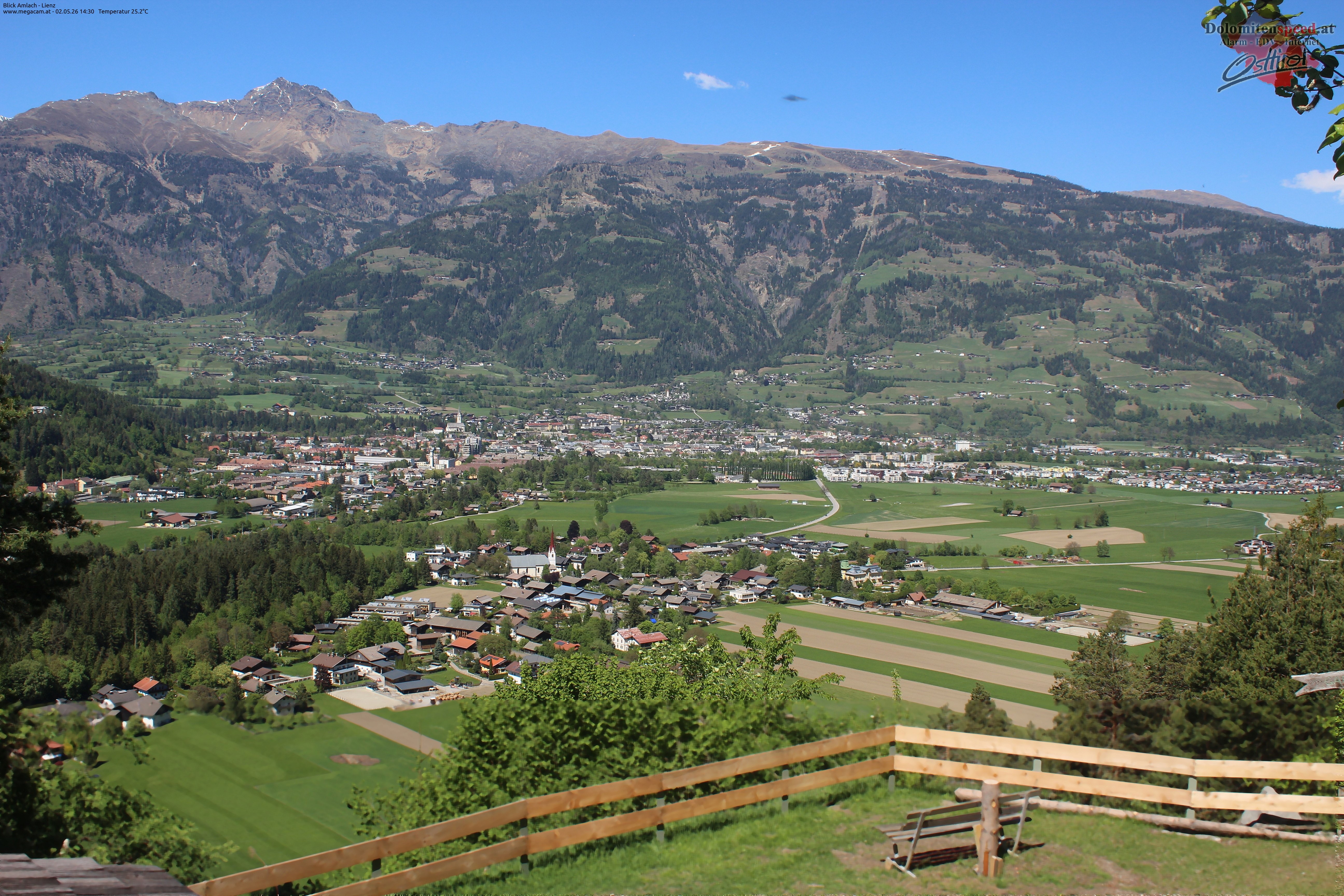Archiv Foto Webcam Blick Amlach - Lienz - Osttirol