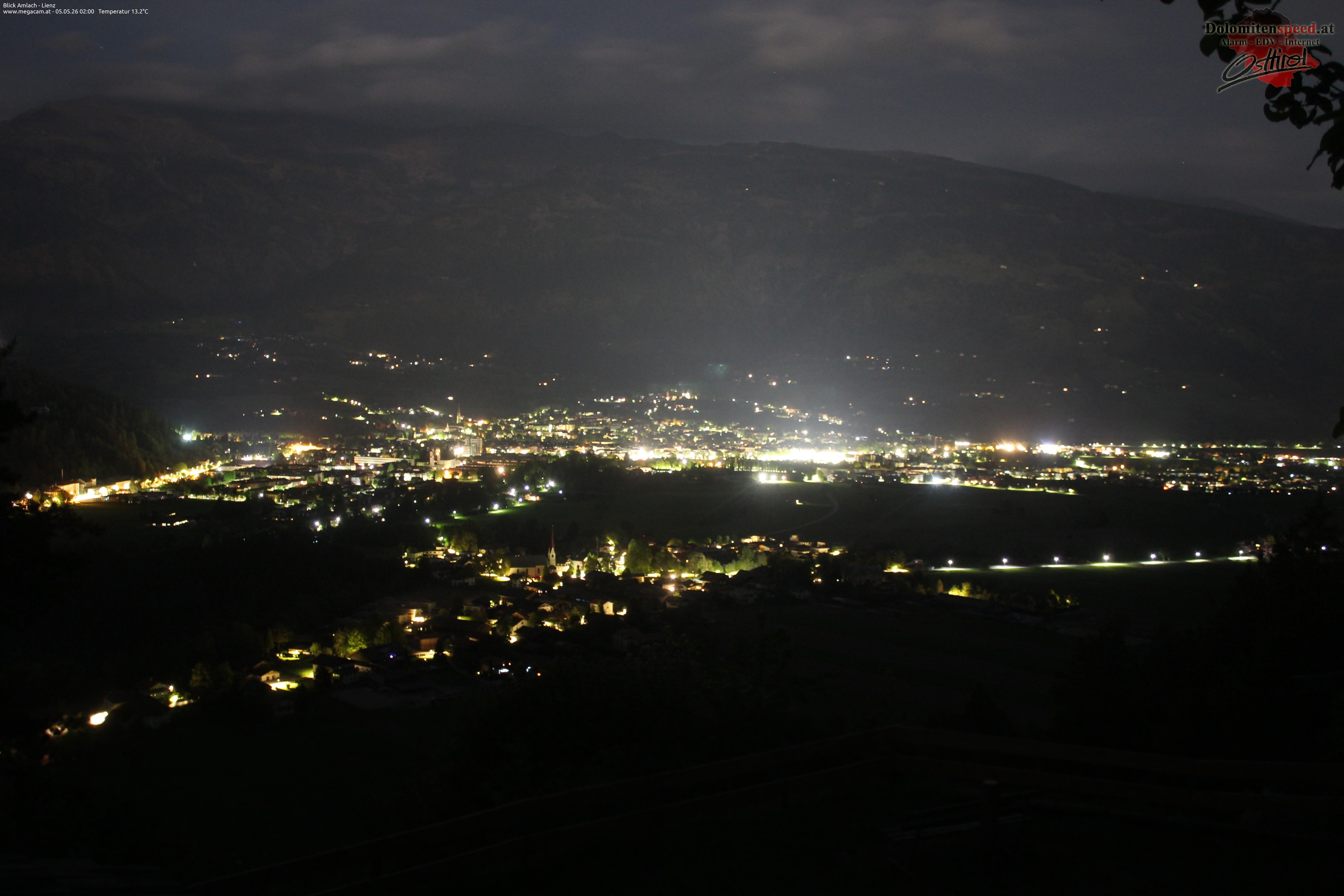 Archiv Foto Webcam Blick Amlach - Lienz - Osttirol