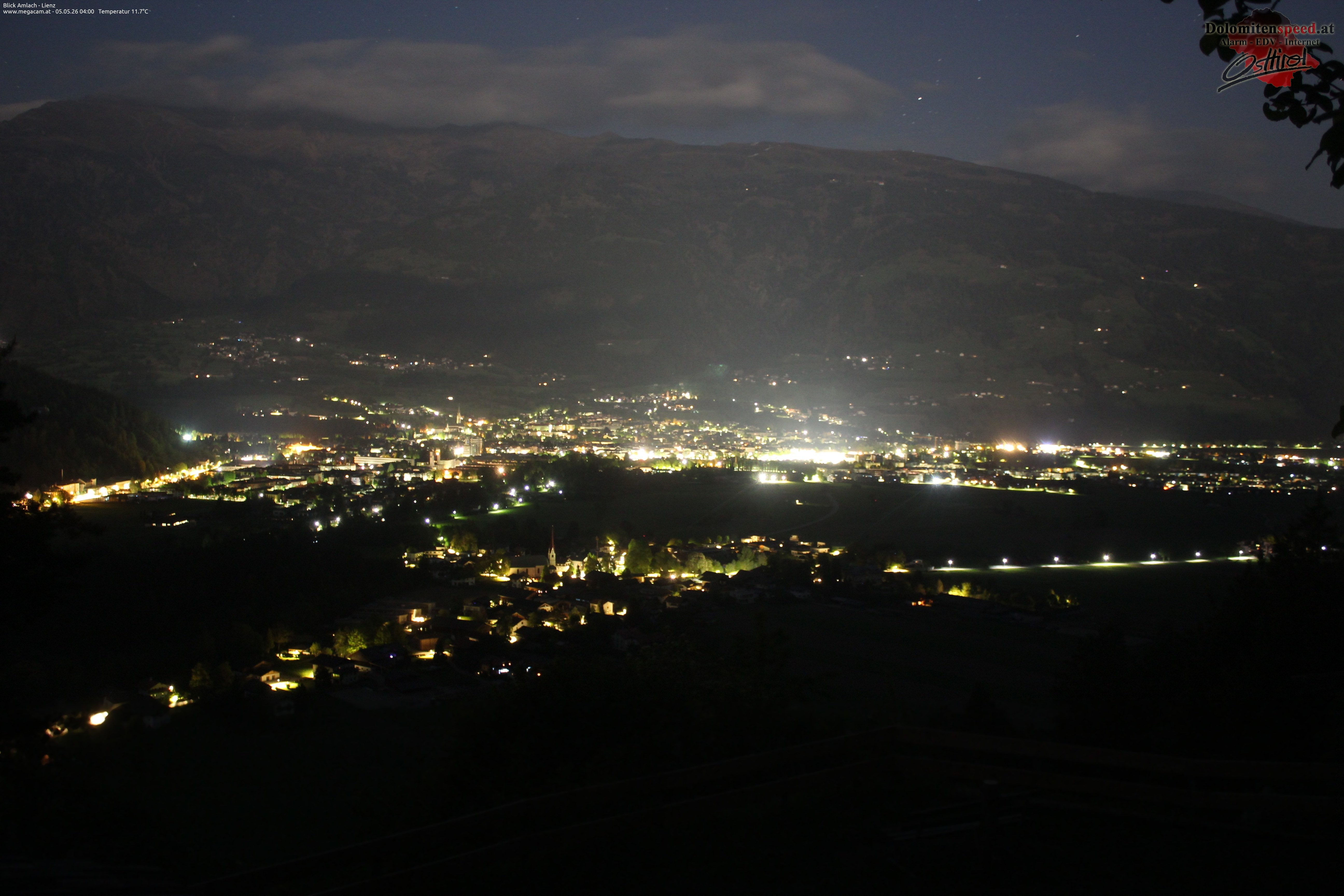 Archiv Foto Webcam Blick Amlach - Lienz - Osttirol