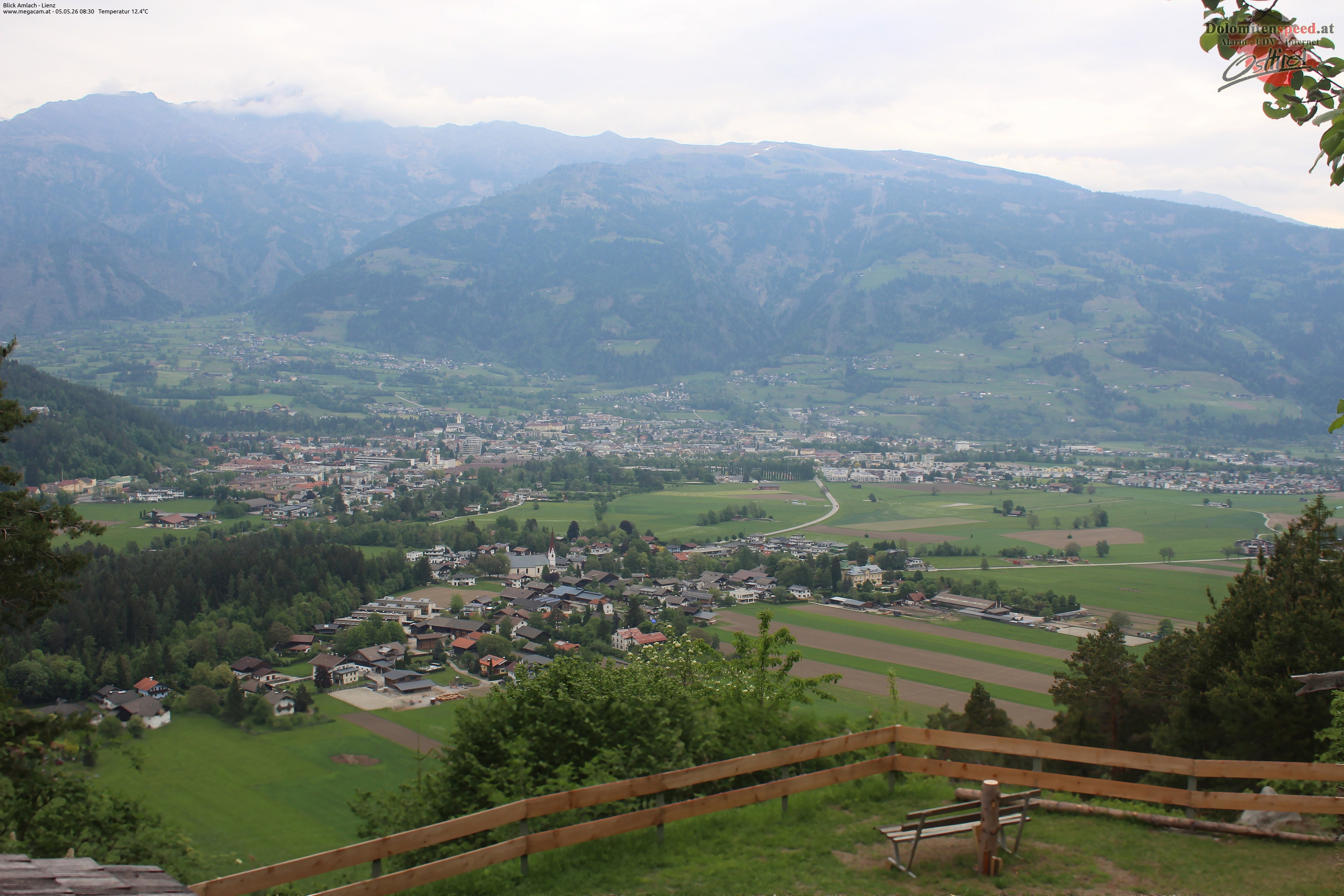 Archiv Foto Webcam Blick Amlach - Lienz - Osttirol