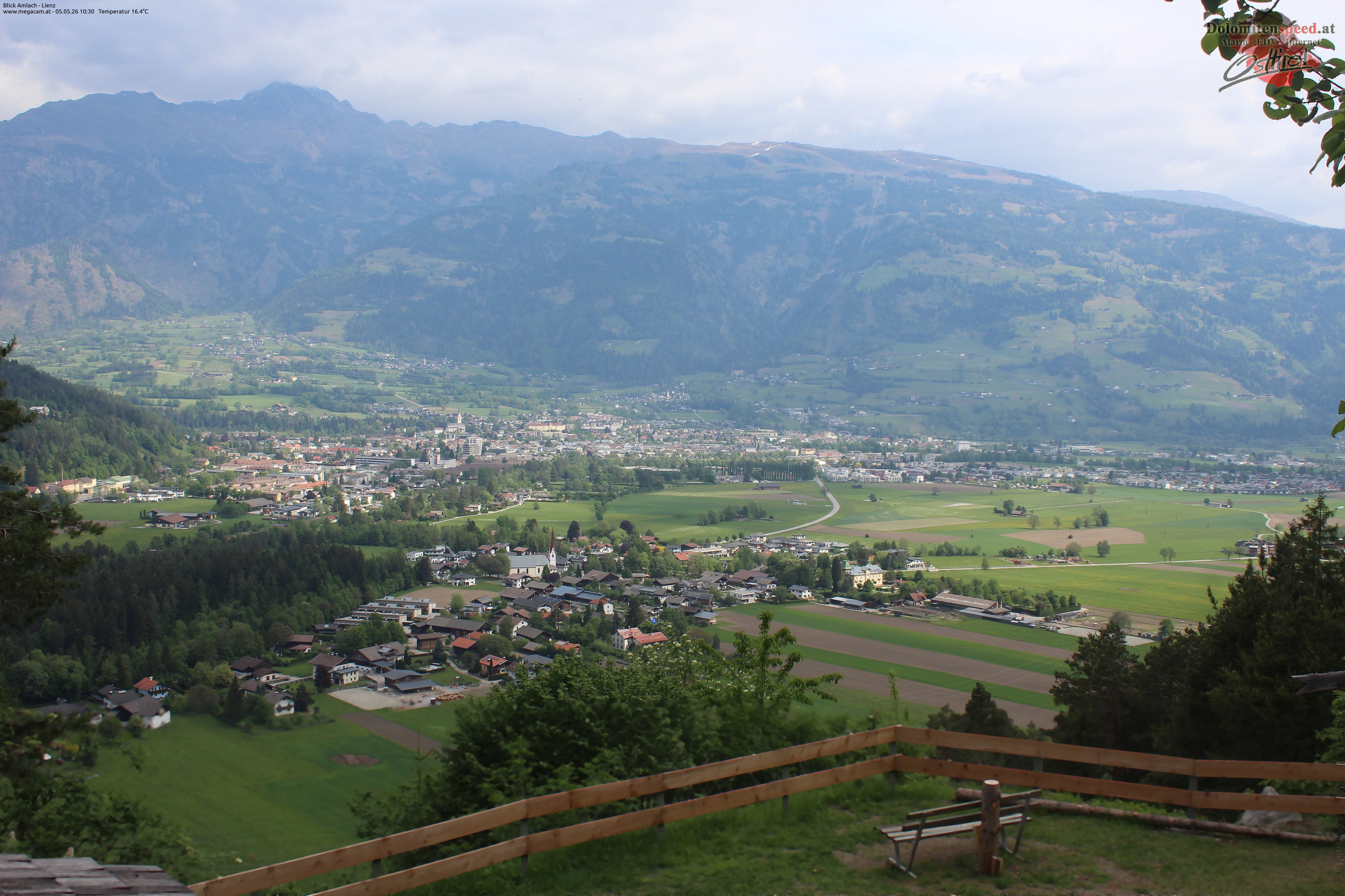 Archiv Foto Webcam Blick Amlach - Lienz - Osttirol