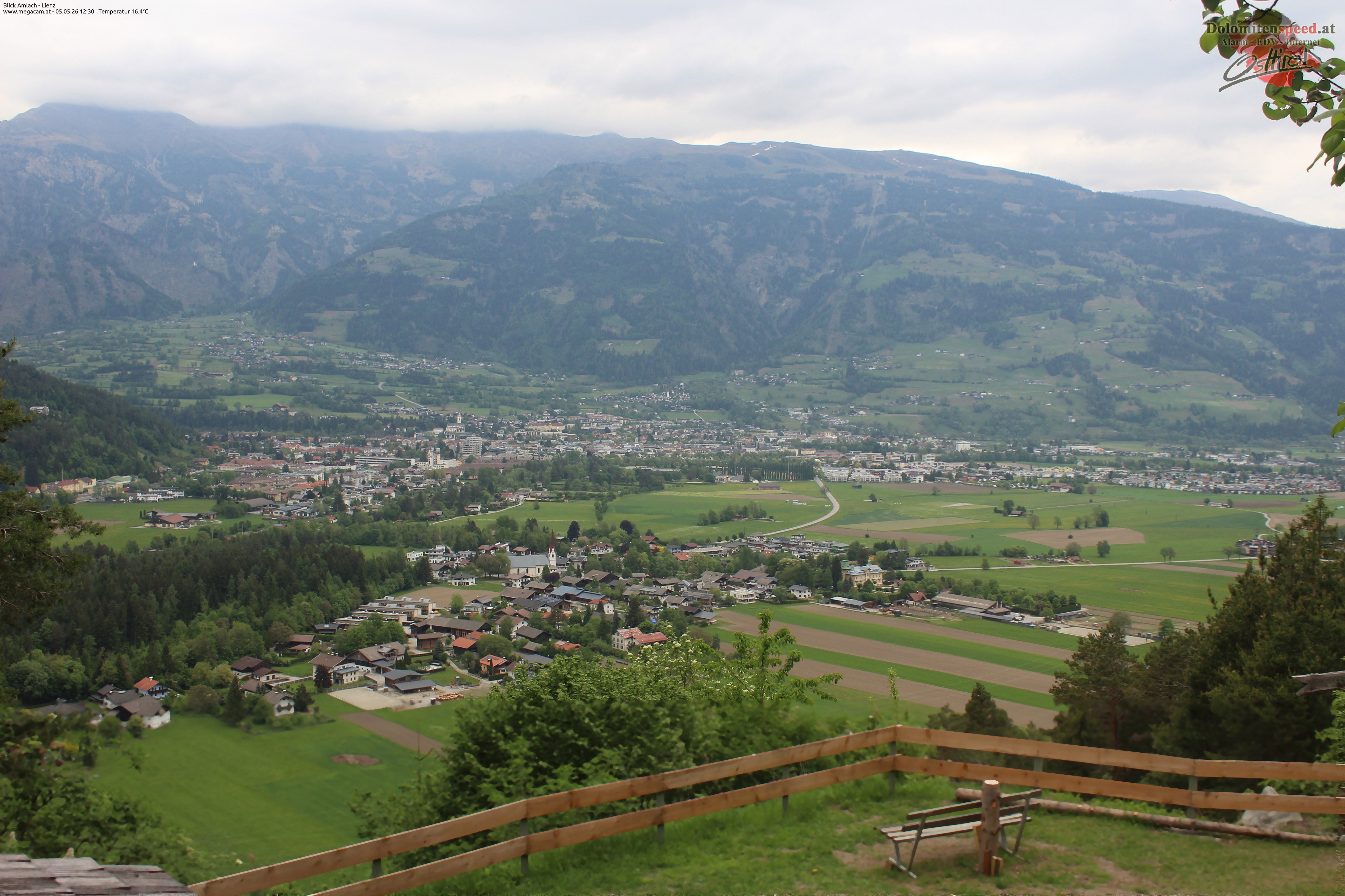 Archiv Foto Webcam Blick Amlach - Lienz - Osttirol