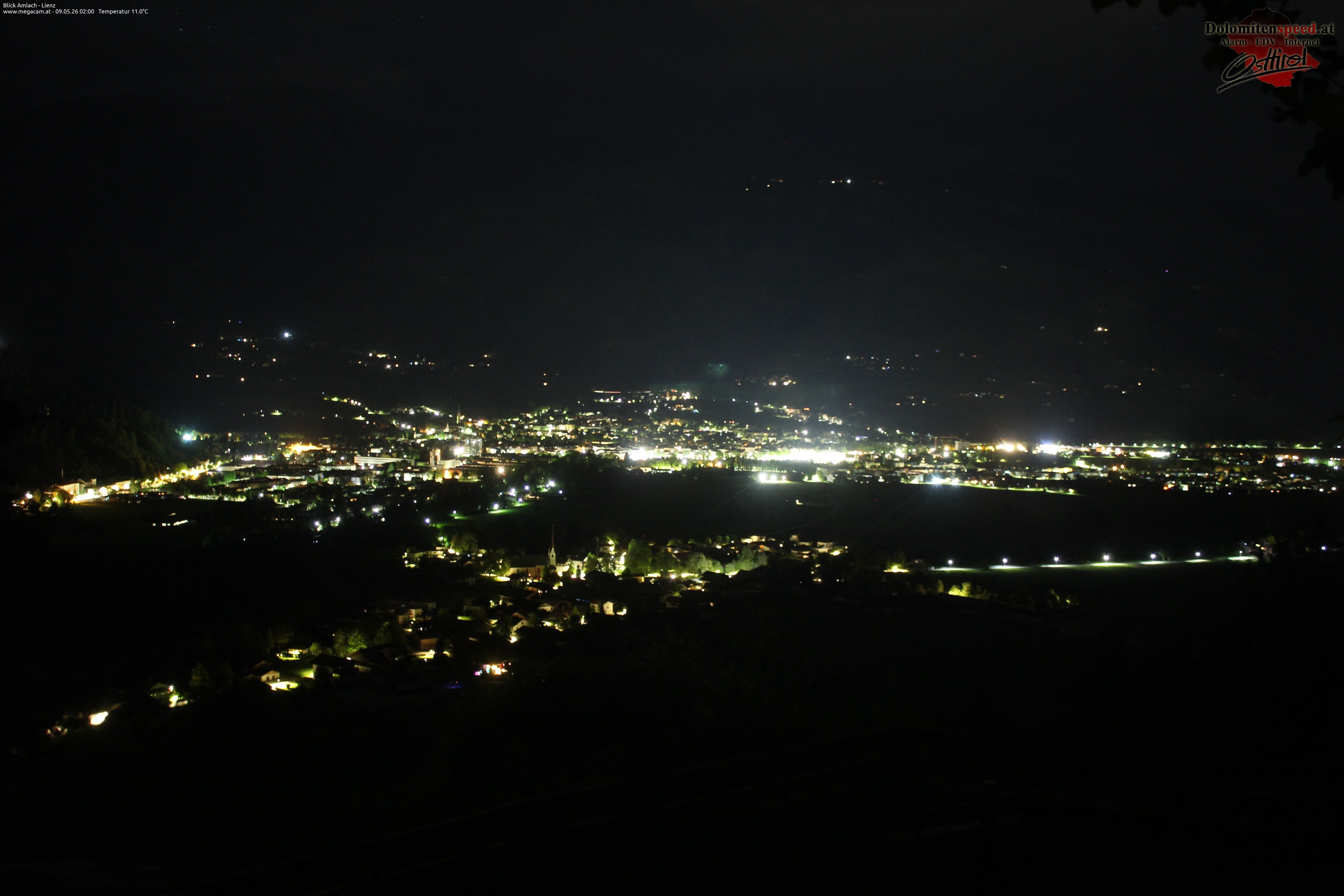 Archiv Foto Webcam Blick Amlach - Lienz - Osttirol