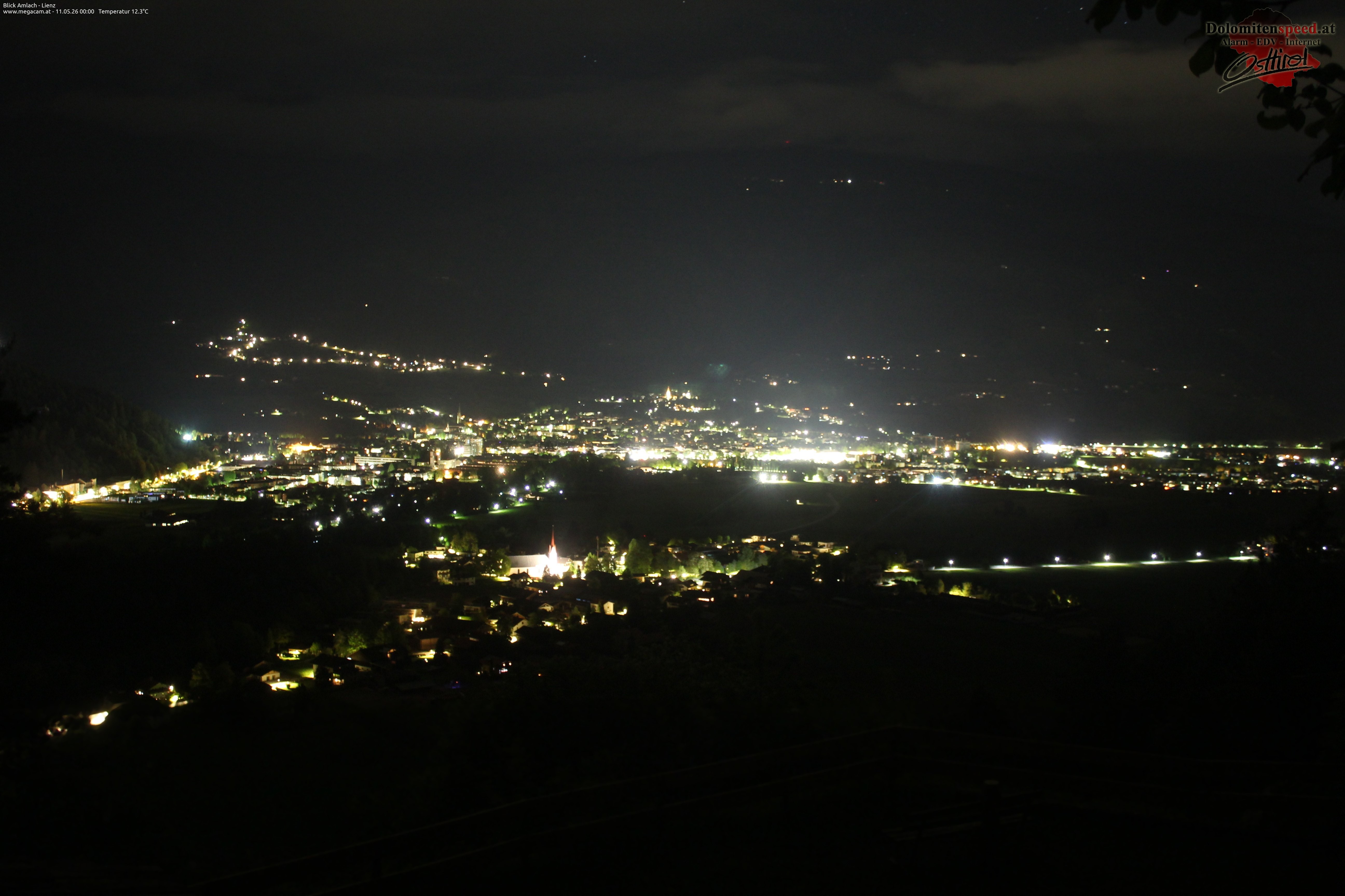 Archiv Foto Webcam Blick Amlach - Lienz - Osttirol