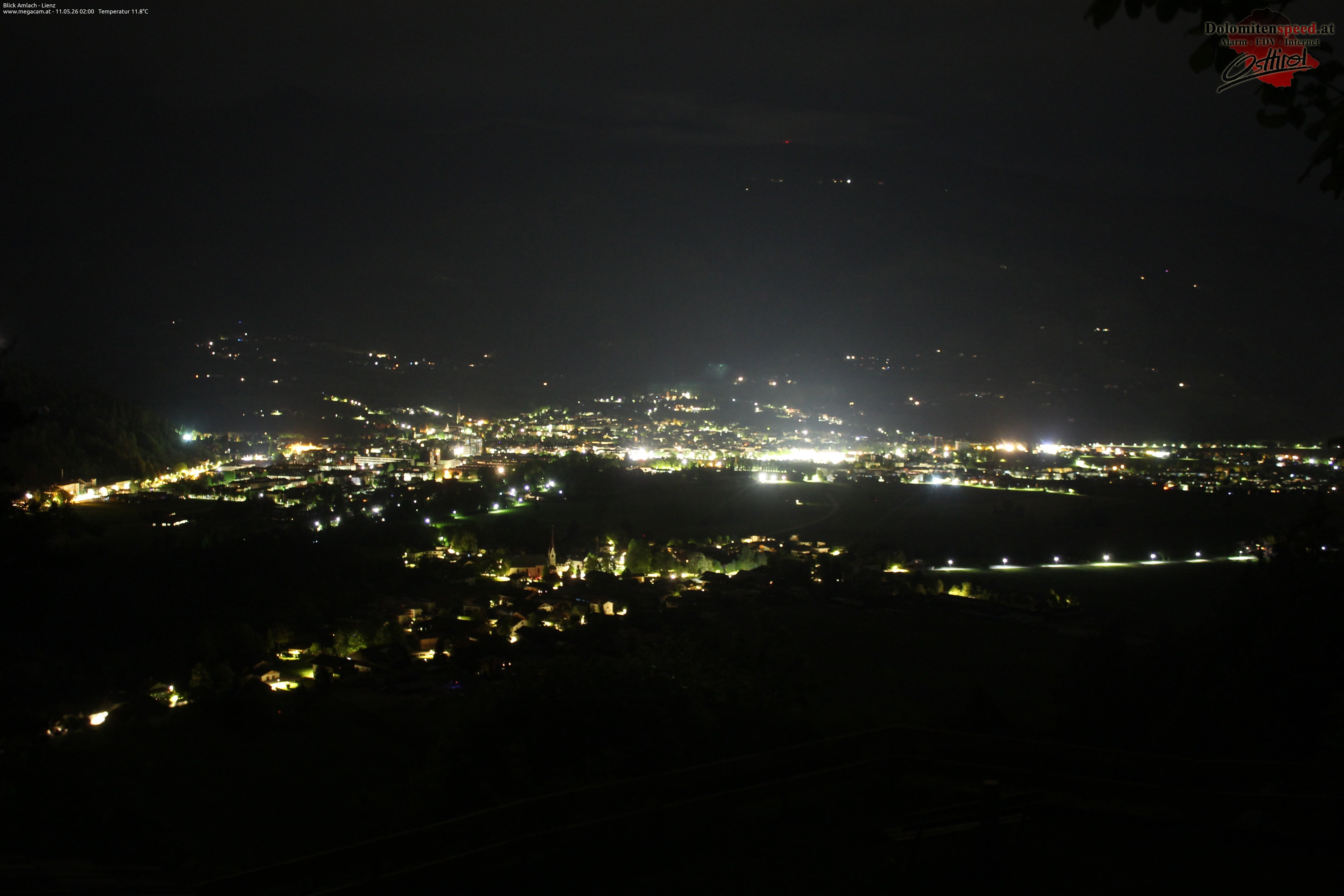 Archiv Foto Webcam Blick Amlach - Lienz - Osttirol