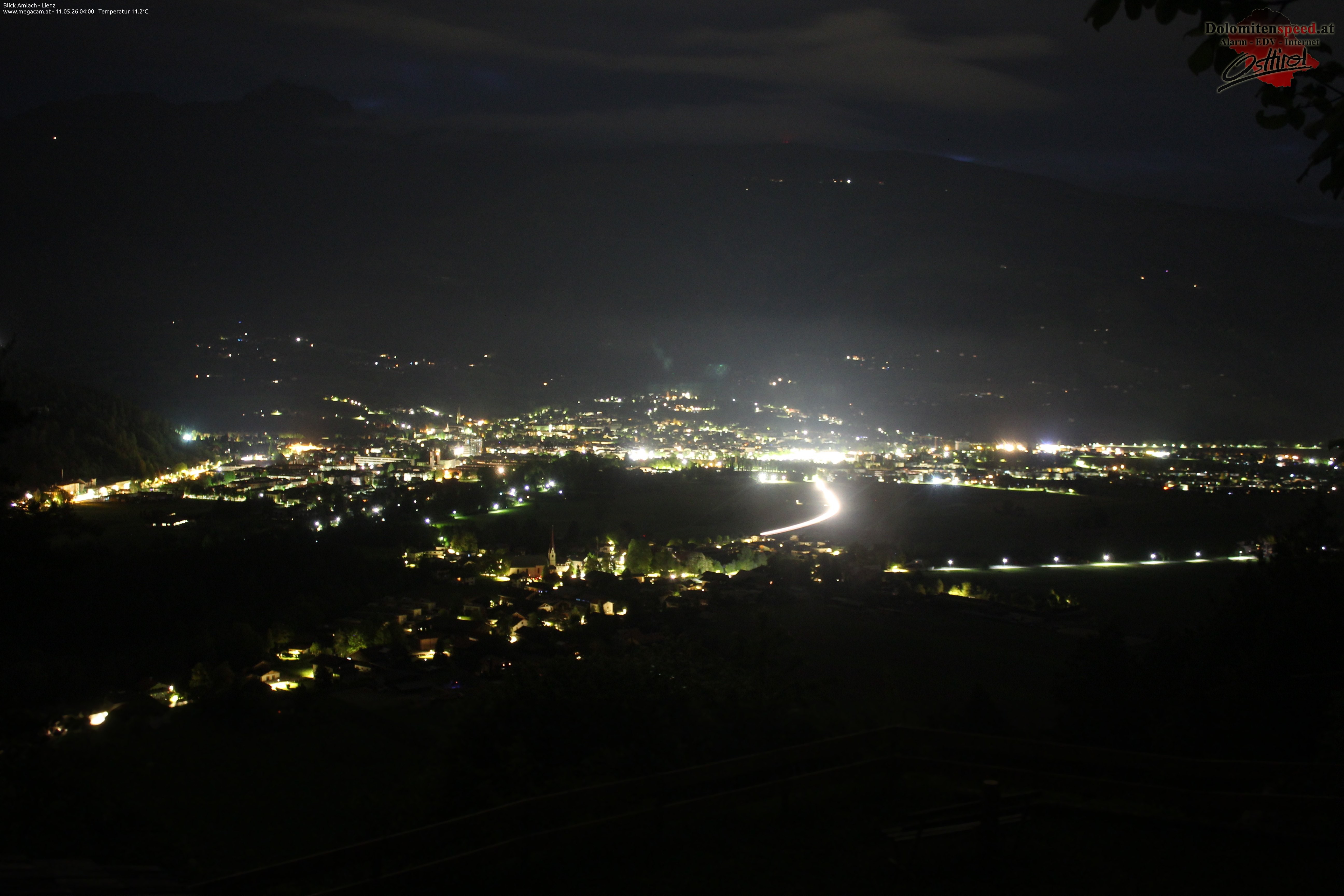 Archiv Foto Webcam Blick Amlach - Lienz - Osttirol