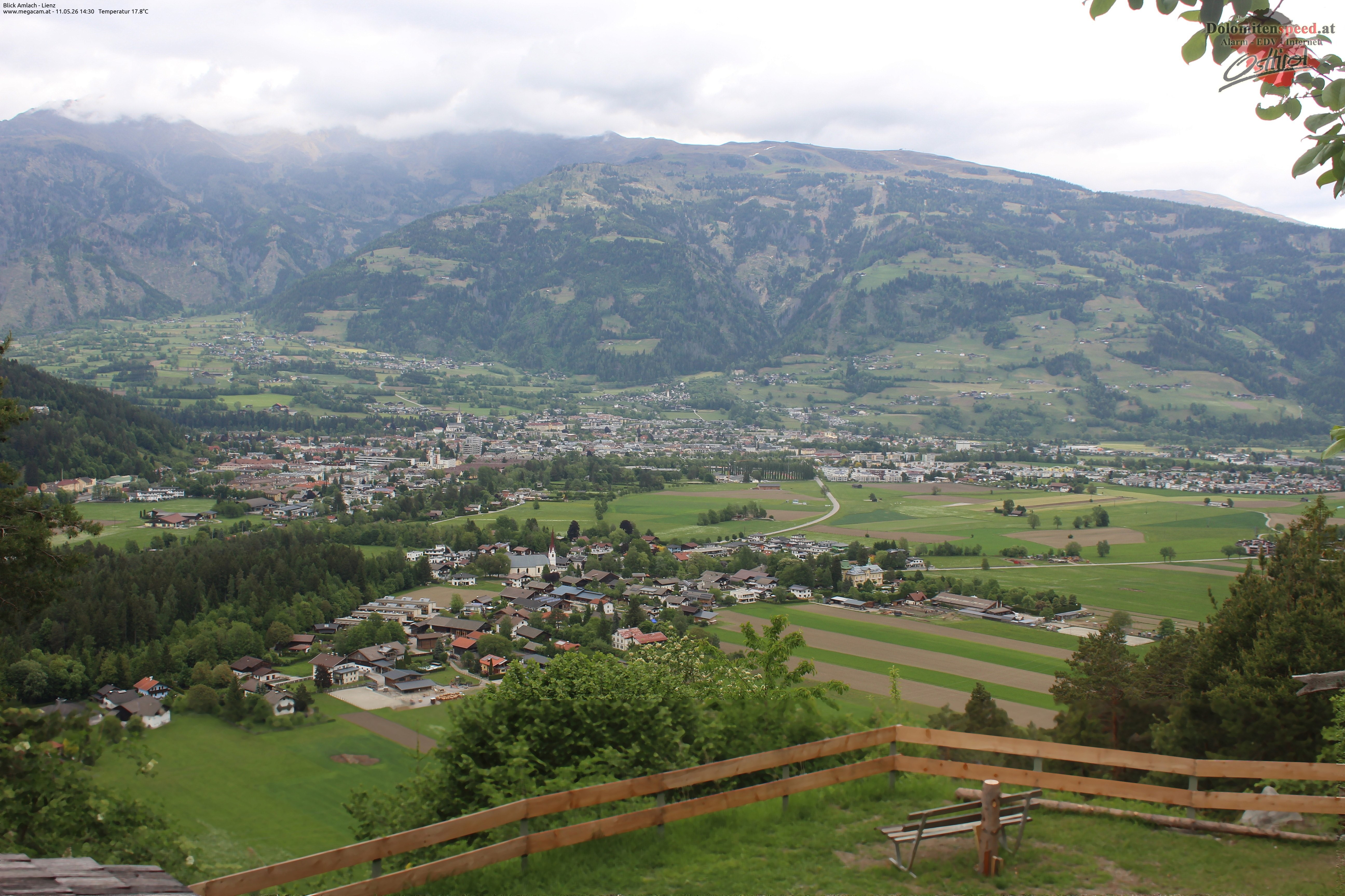 Archiv Foto Webcam Blick Amlach - Lienz - Osttirol