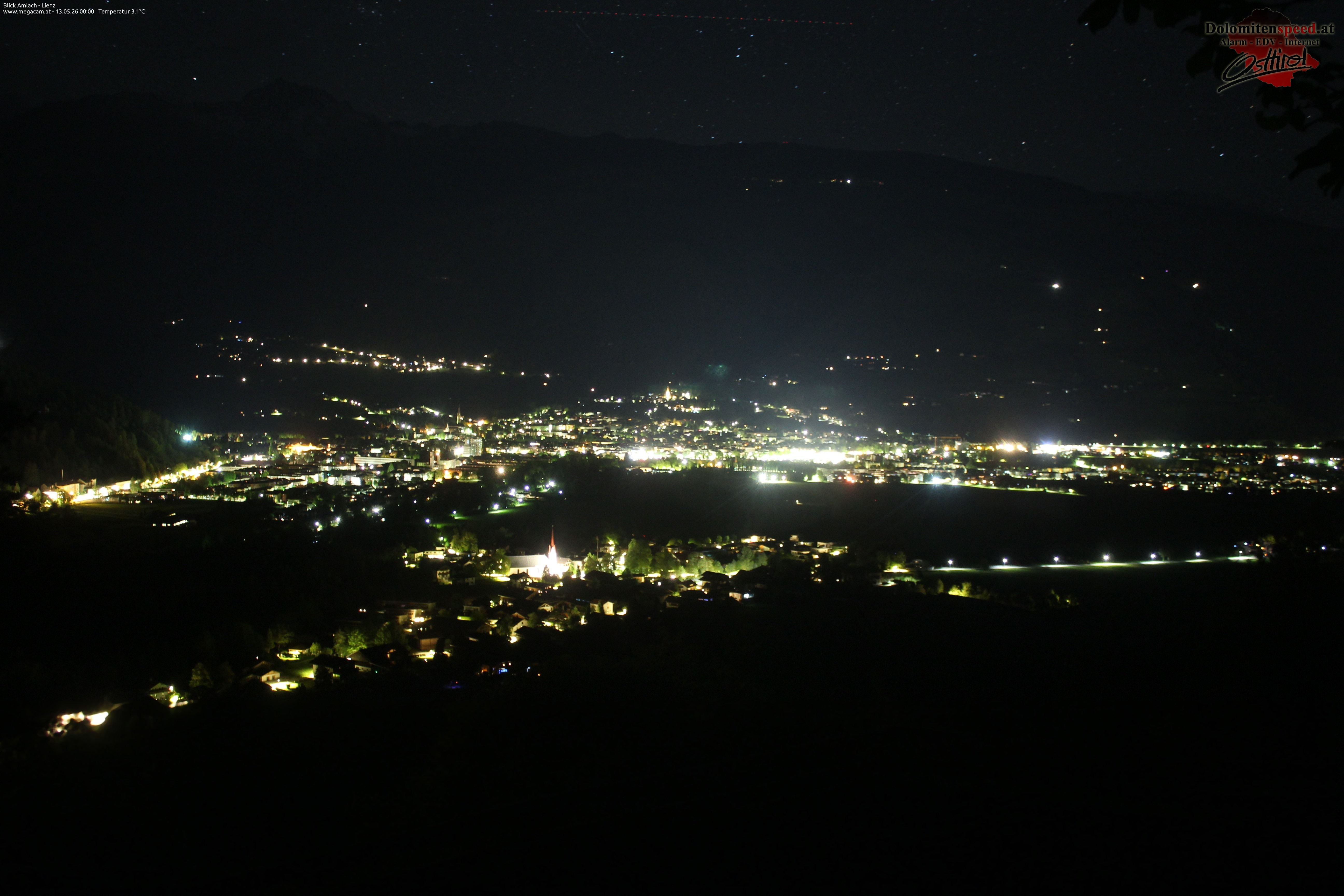 Archiv Foto Webcam Blick Amlach - Lienz - Osttirol