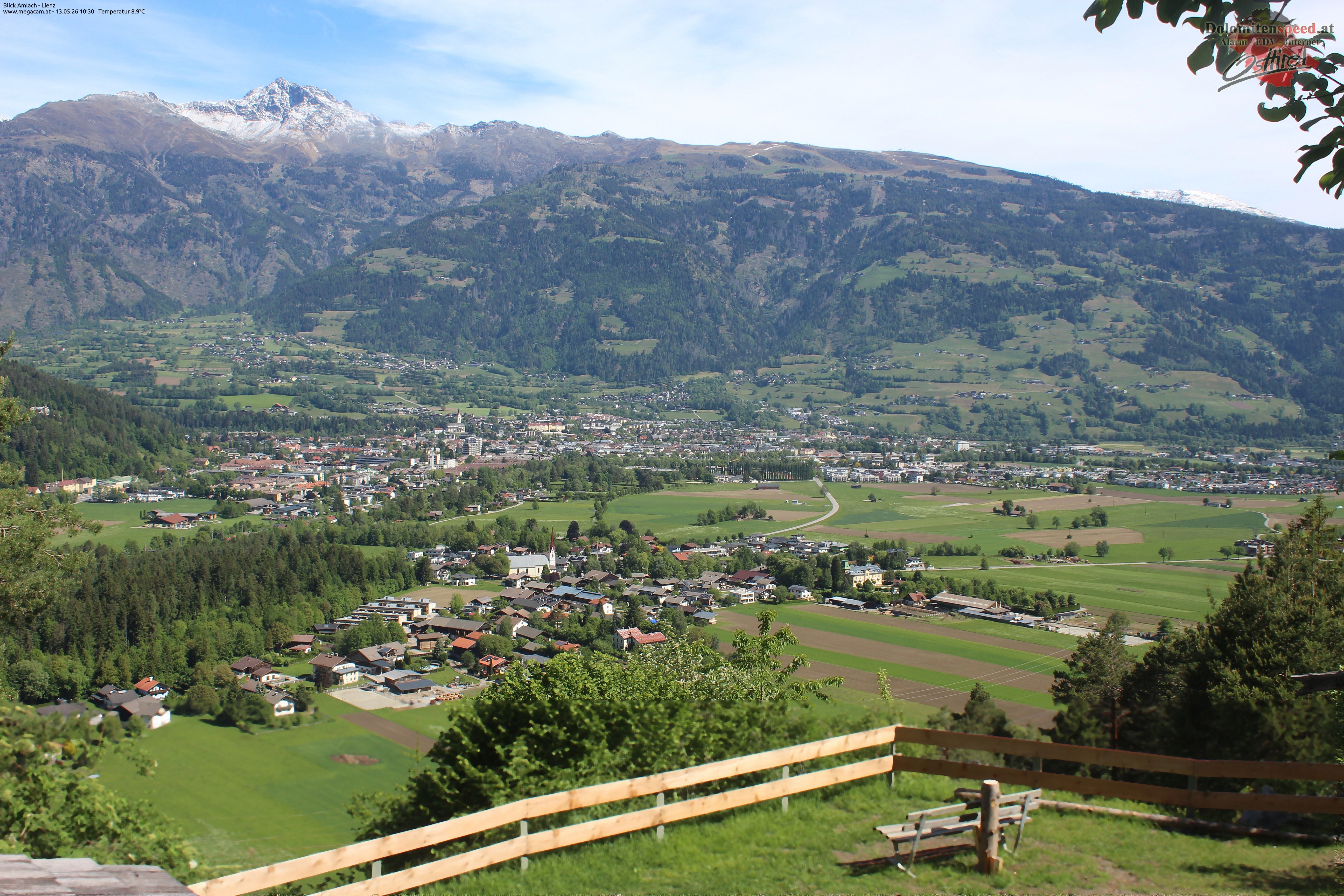 Archiv Foto Webcam Blick Amlach - Lienz - Osttirol