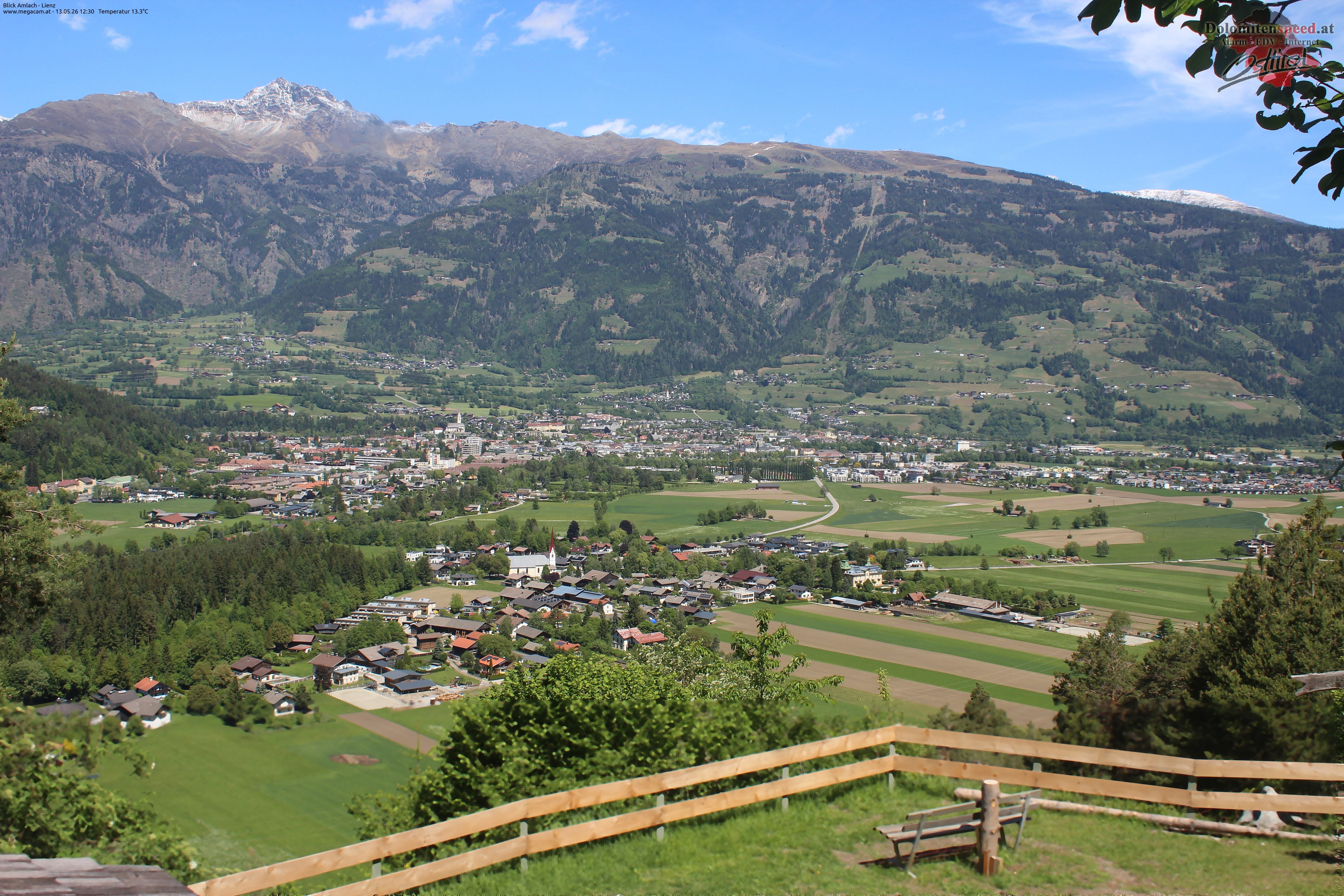 Archiv Foto Webcam Blick Amlach - Lienz - Osttirol