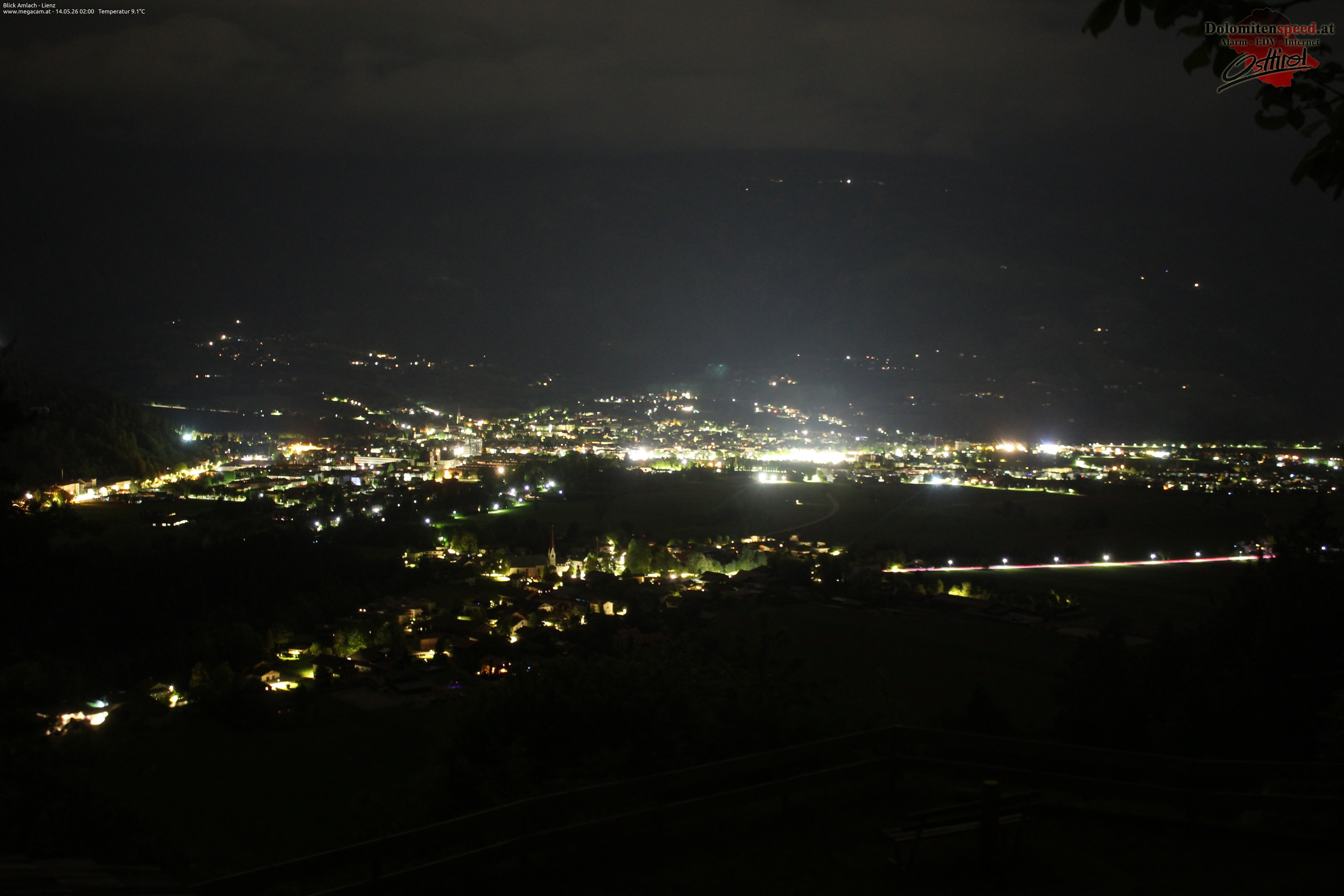 Archiv Foto Webcam Blick Amlach - Lienz - Osttirol