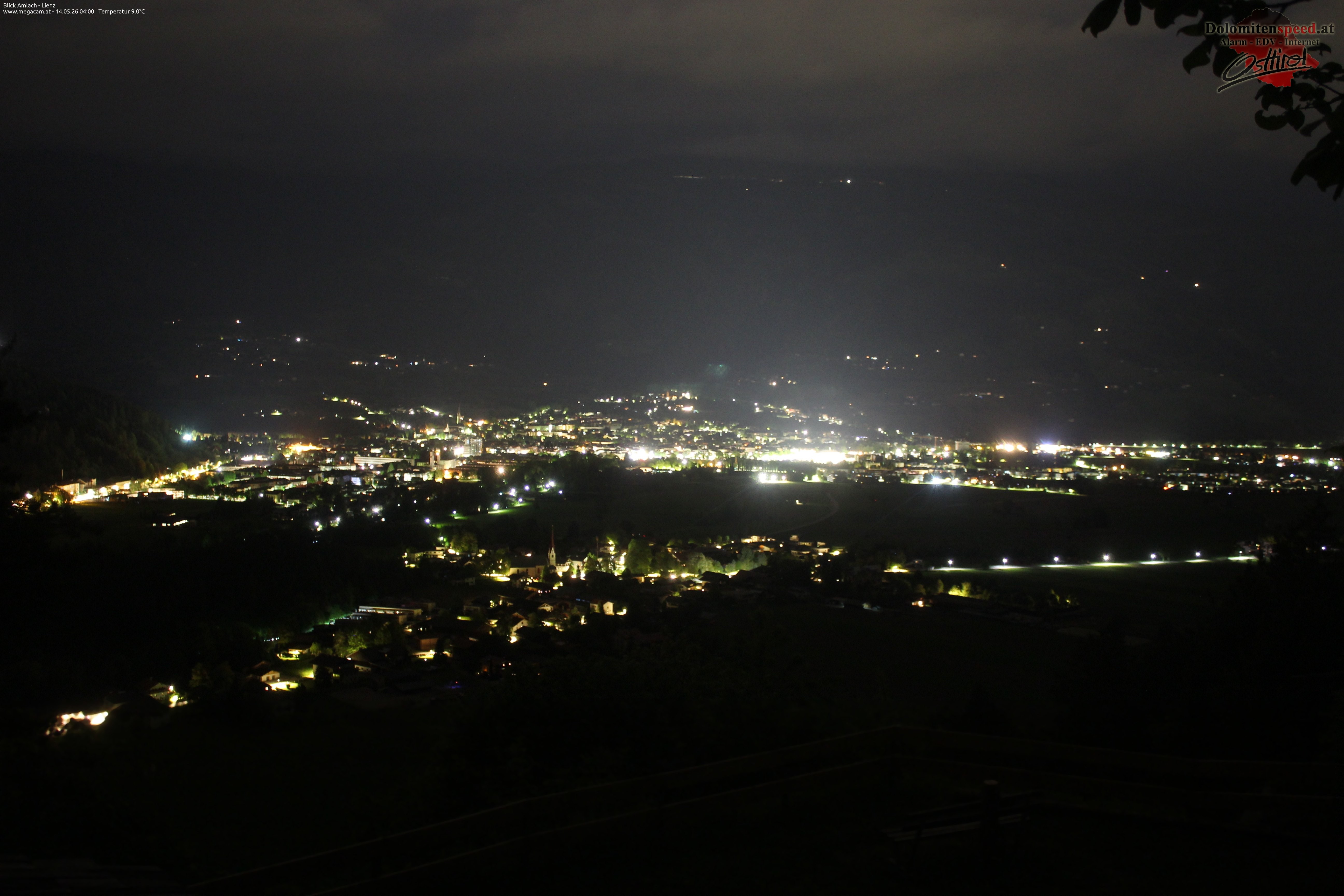 Archiv Foto Webcam Blick Amlach - Lienz - Osttirol