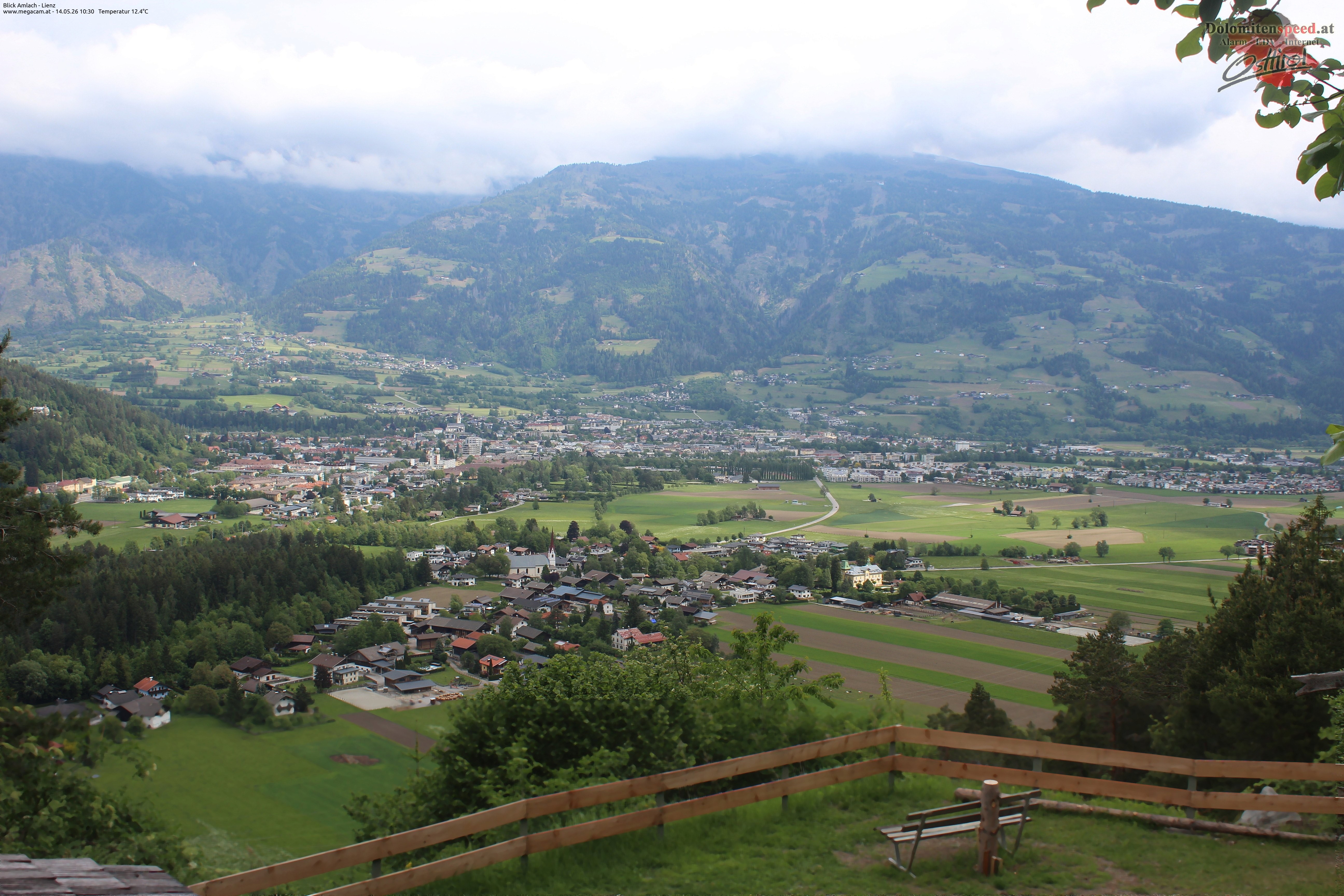 Archiv Foto Webcam Blick Amlach - Lienz - Osttirol