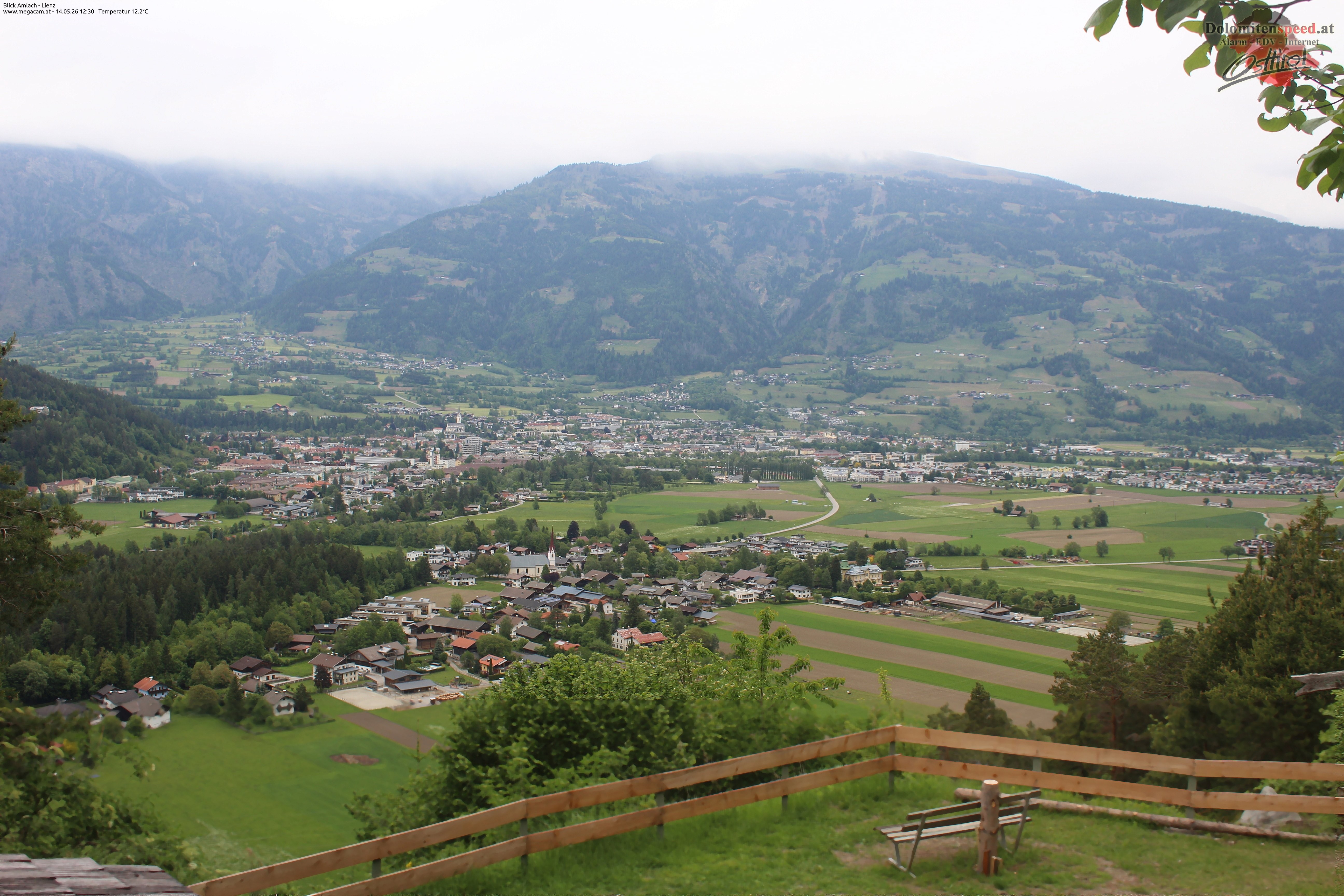 Archiv Foto Webcam Blick Amlach - Lienz - Osttirol