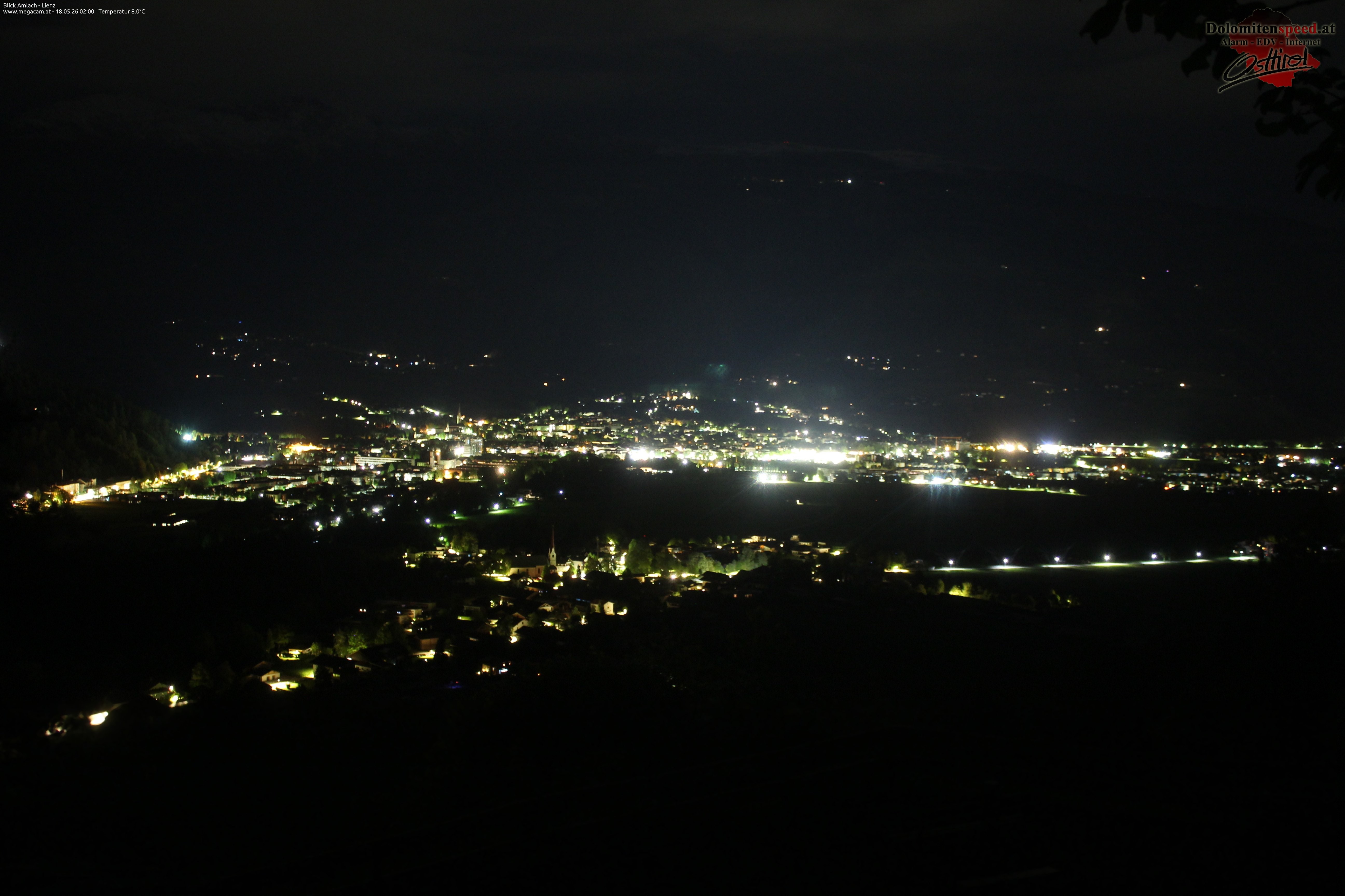 Archiv Foto Webcam Blick Amlach - Lienz - Osttirol