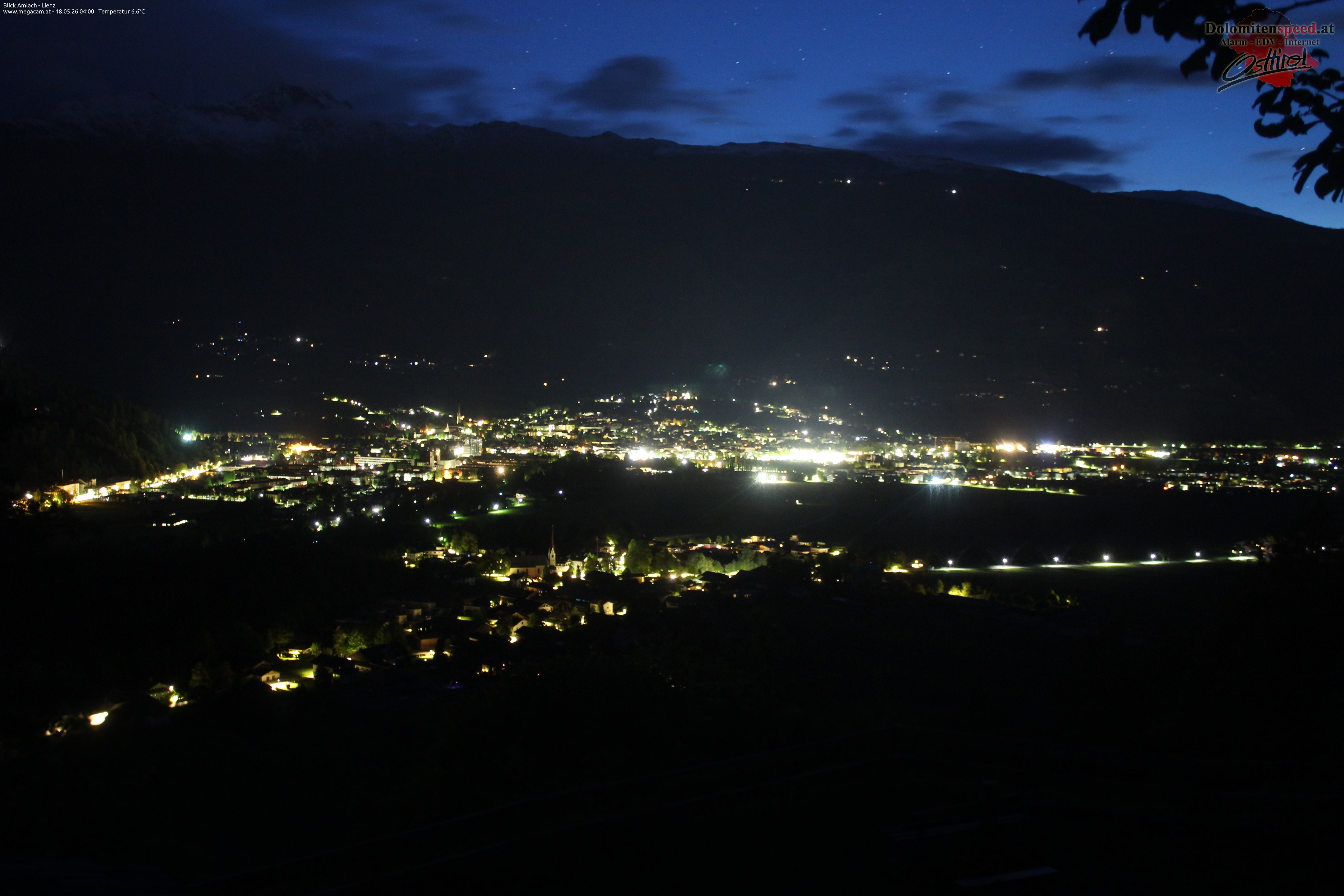 Archiv Foto Webcam Blick Amlach - Lienz - Osttirol