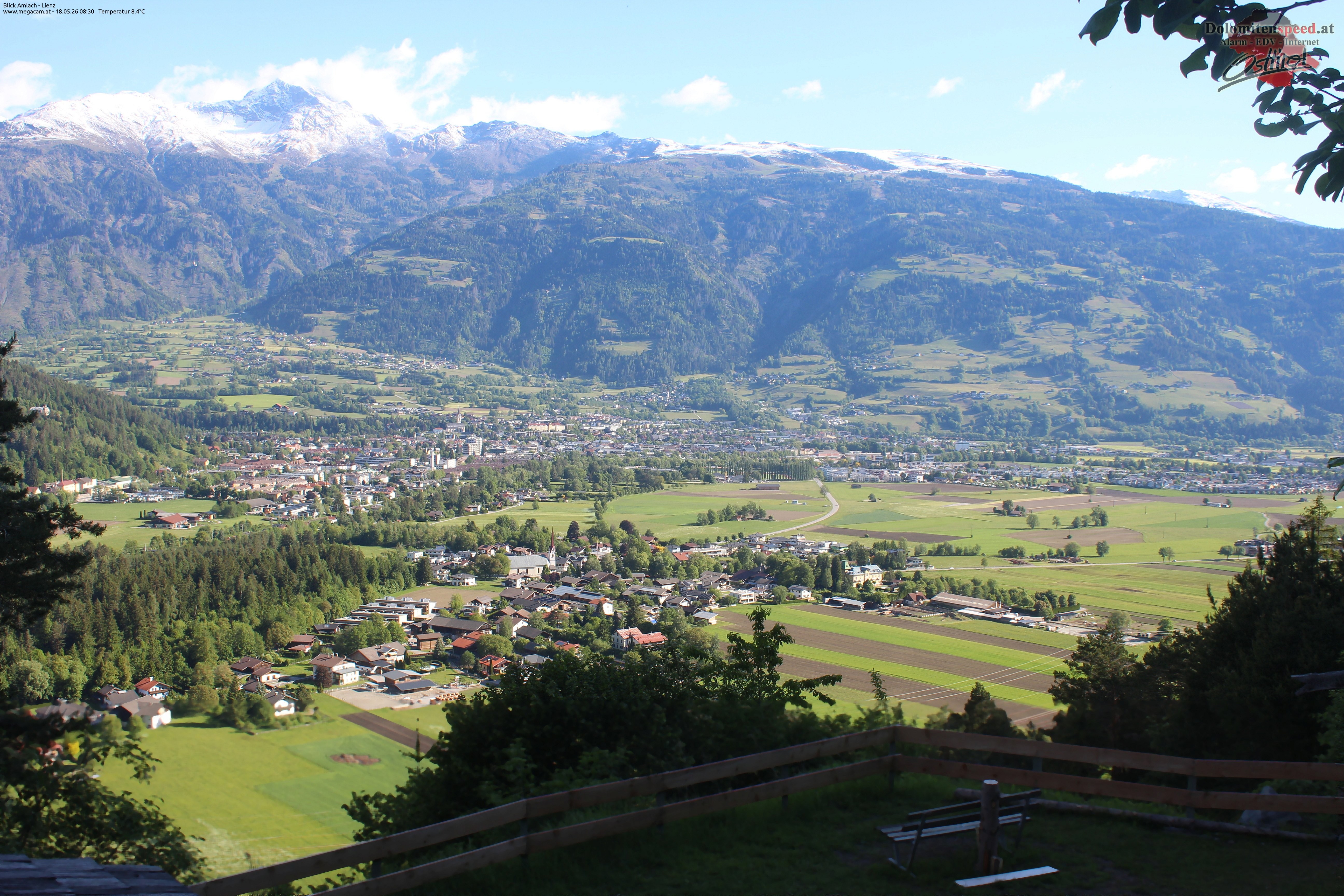 Archiv Foto Webcam Blick Amlach - Lienz - Osttirol