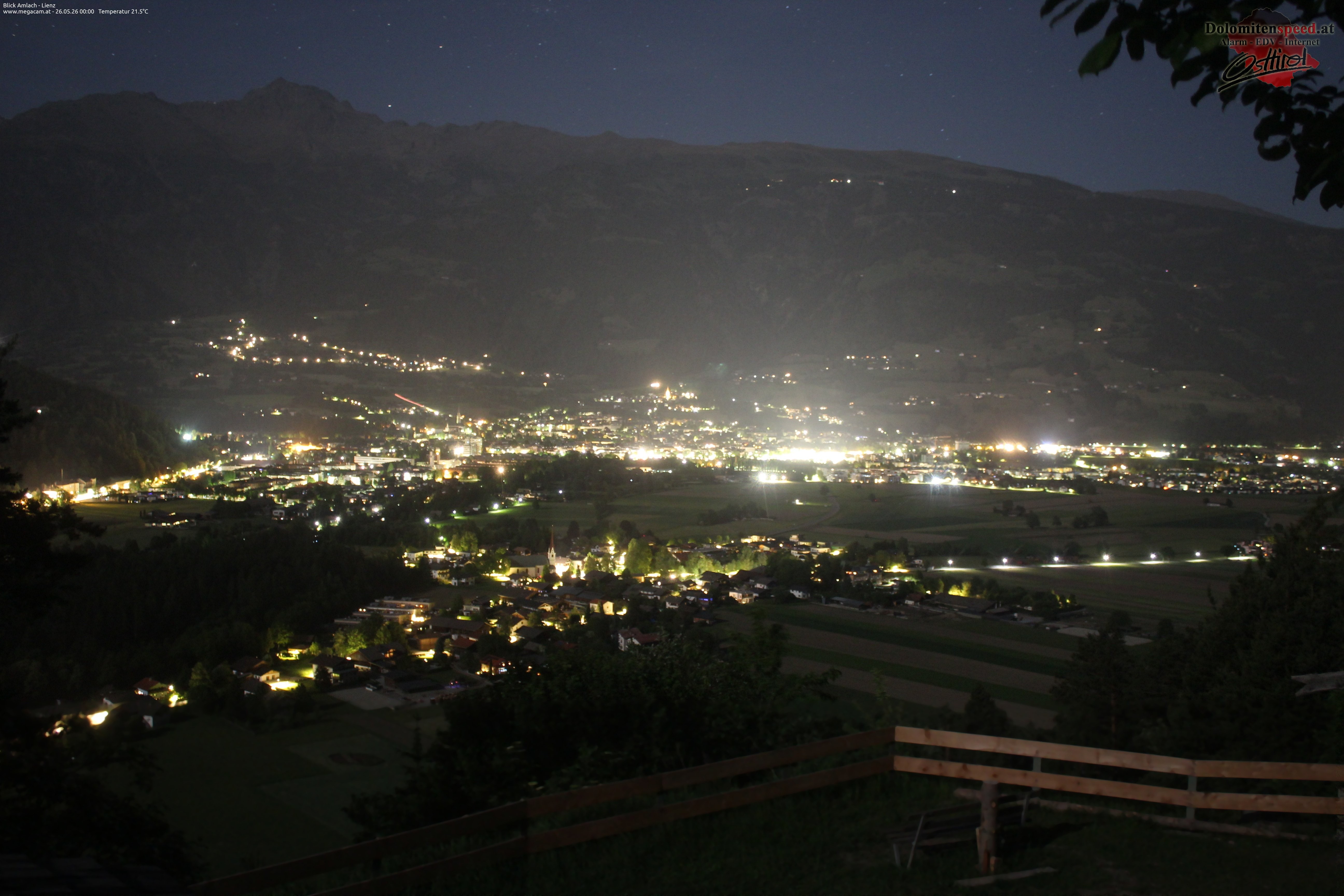 Archiv Foto Webcam Blick Amlach - Lienz - Osttirol