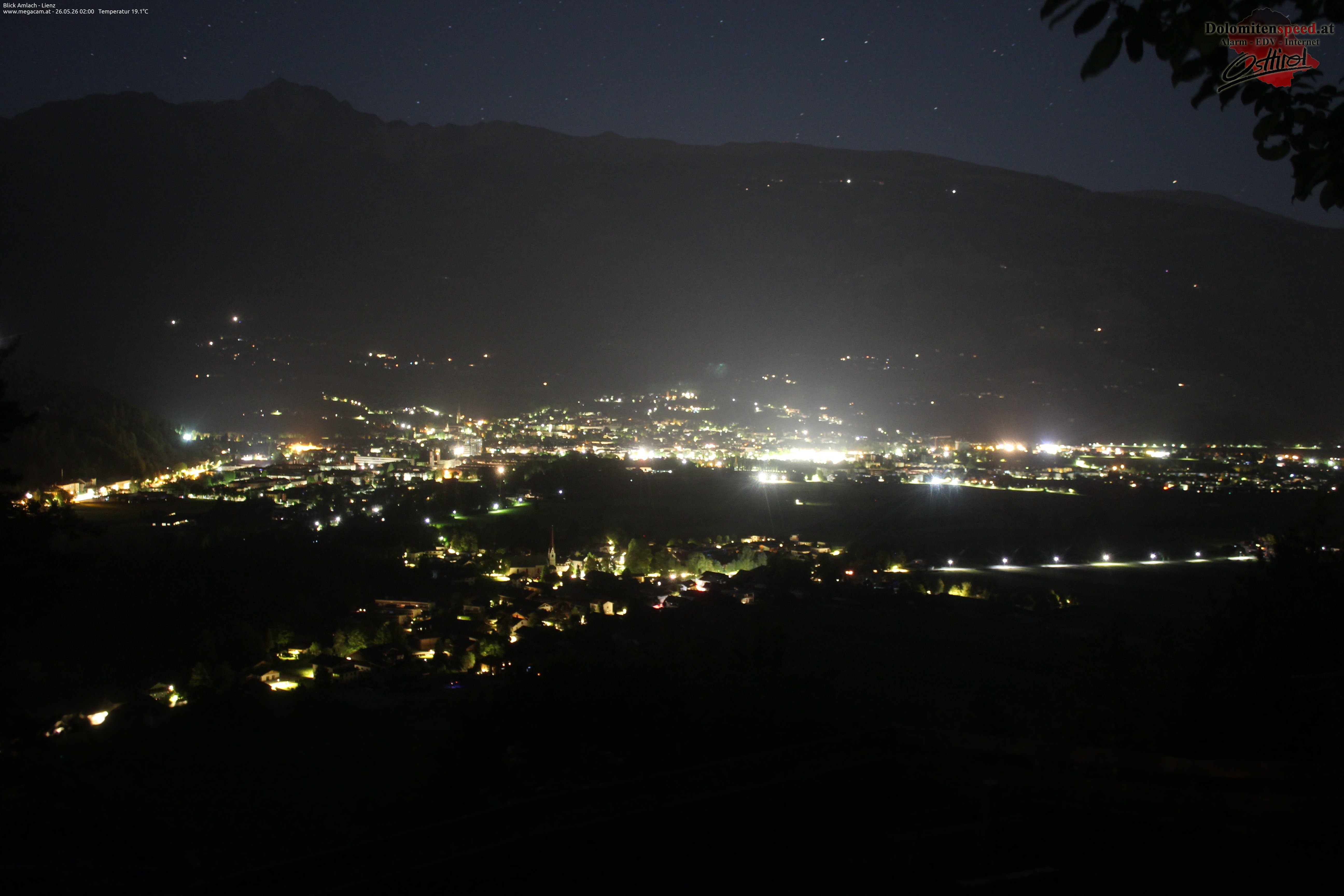 Archiv Foto Webcam Blick Amlach - Lienz - Osttirol