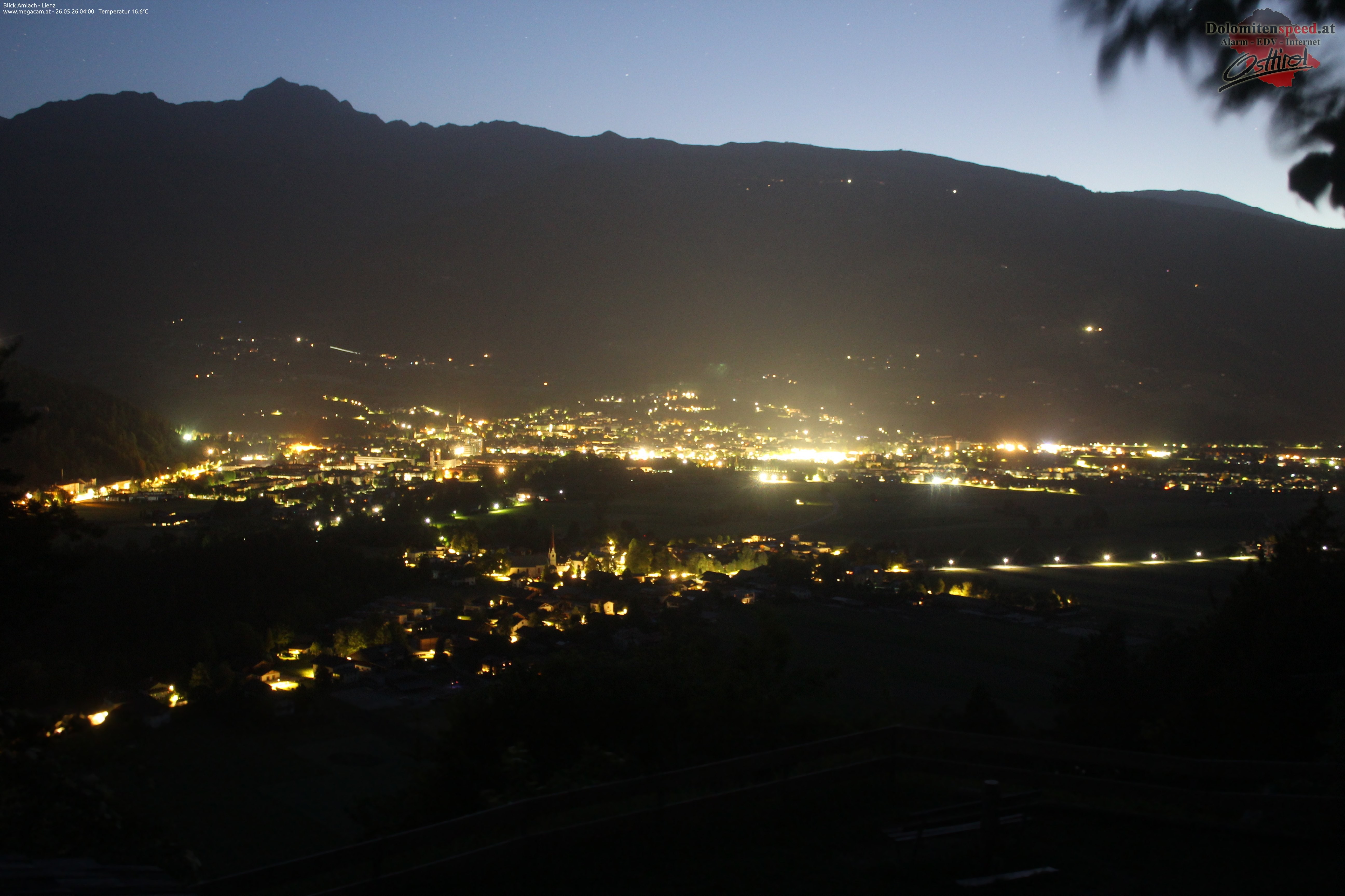 Archiv Foto Webcam Blick Amlach - Lienz - Osttirol
