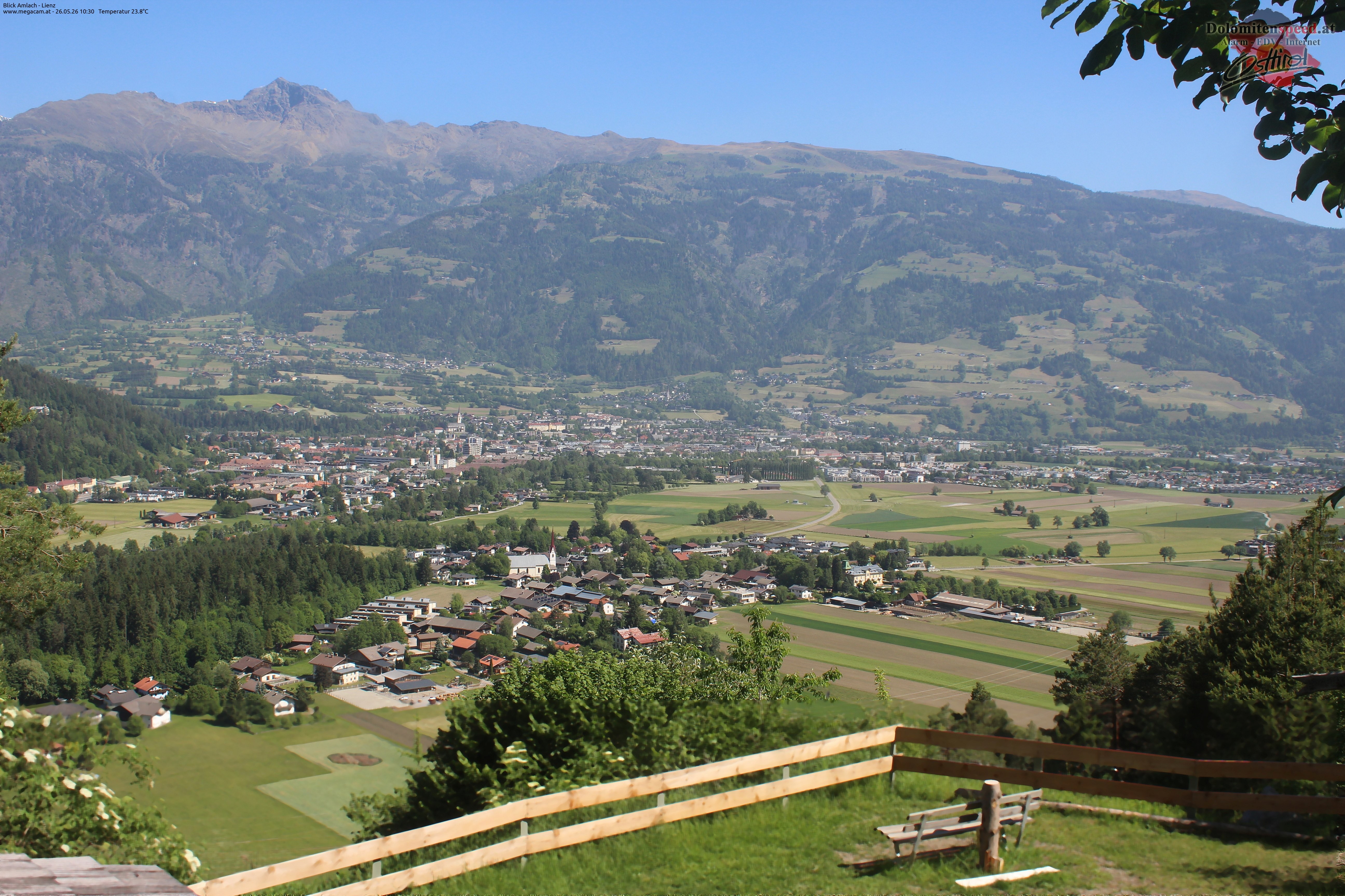 Archiv Foto Webcam Blick Amlach - Lienz - Osttirol