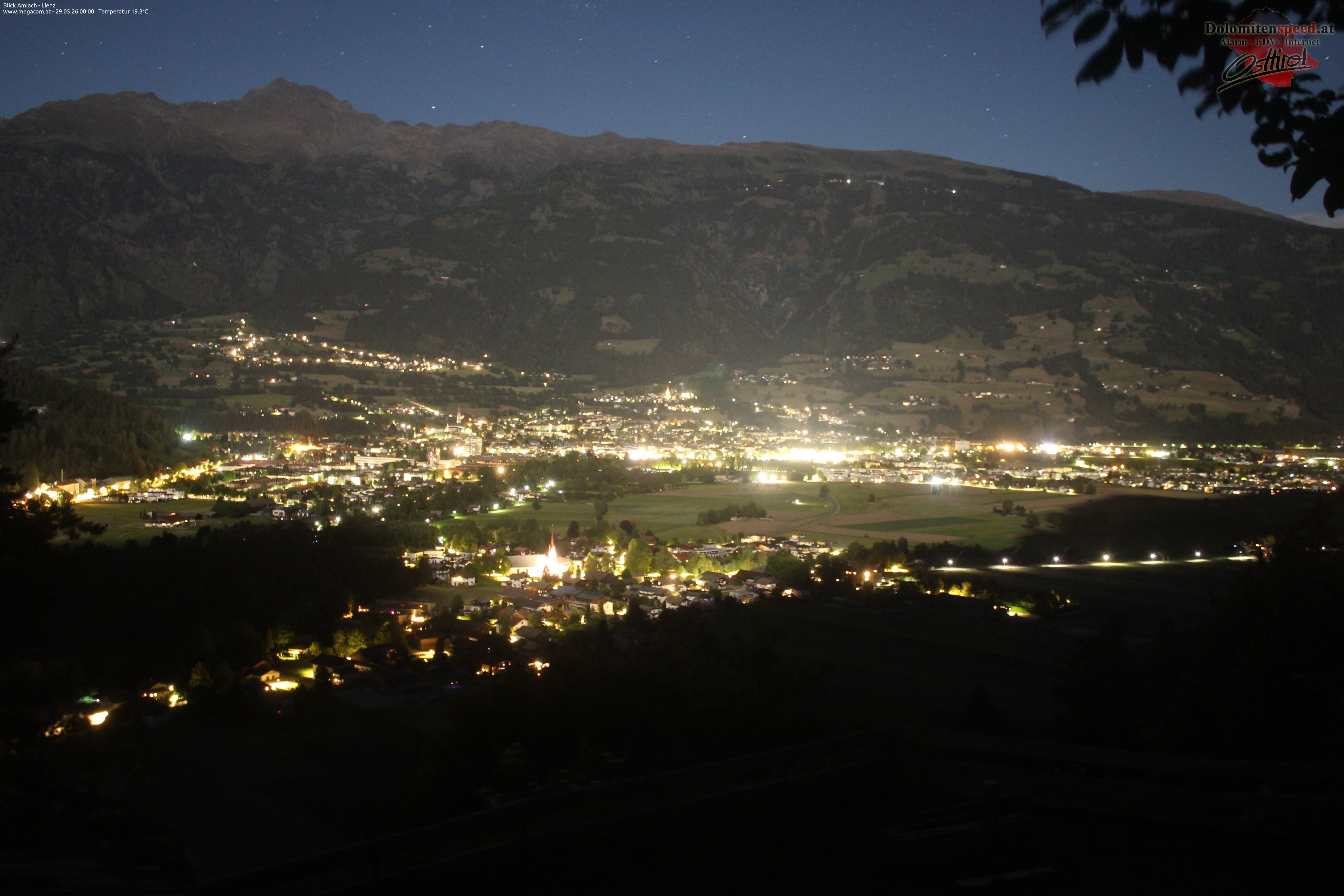 Archiv Foto Webcam Blick Amlach - Lienz - Osttirol