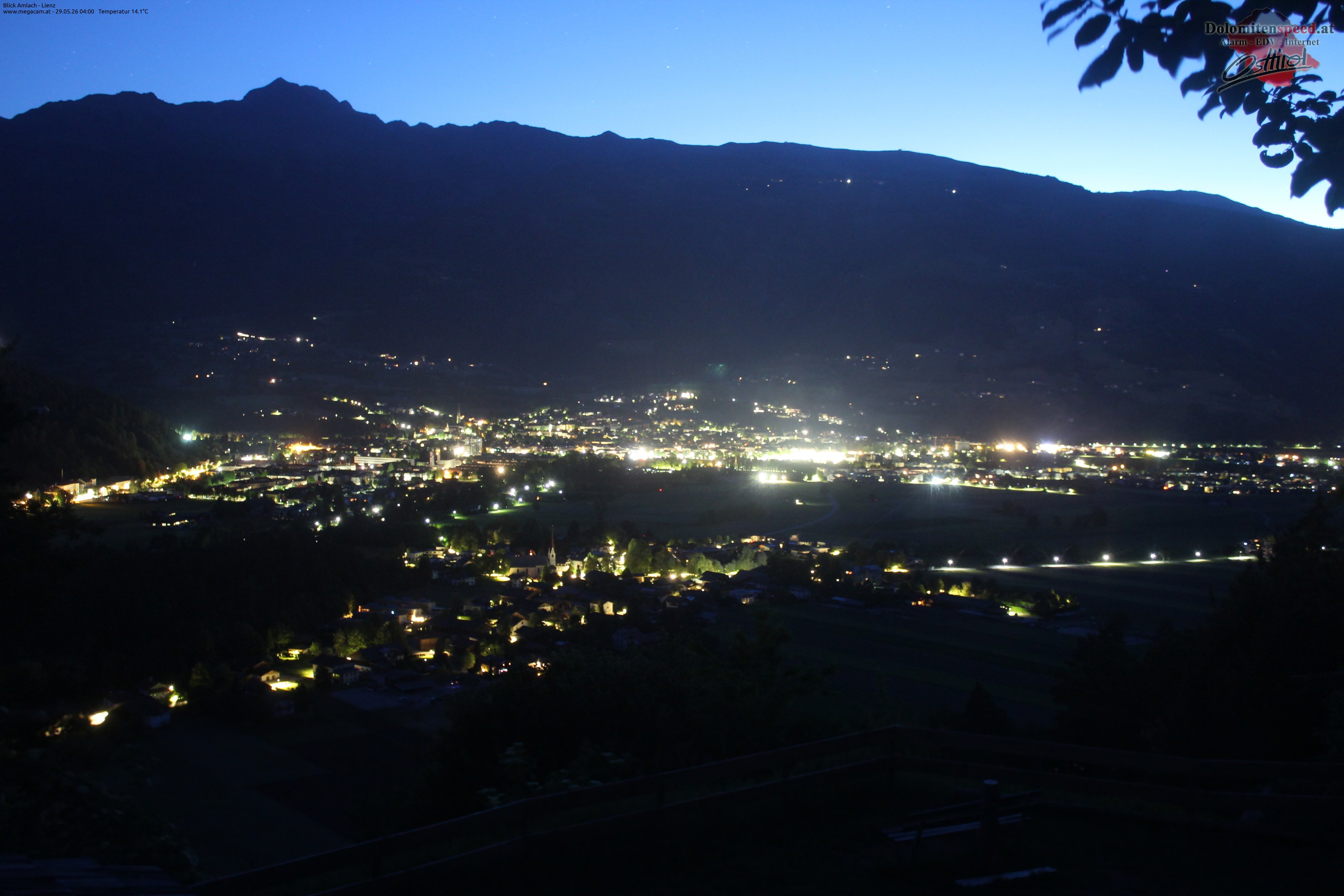 Archiv Foto Webcam Blick Amlach - Lienz - Osttirol