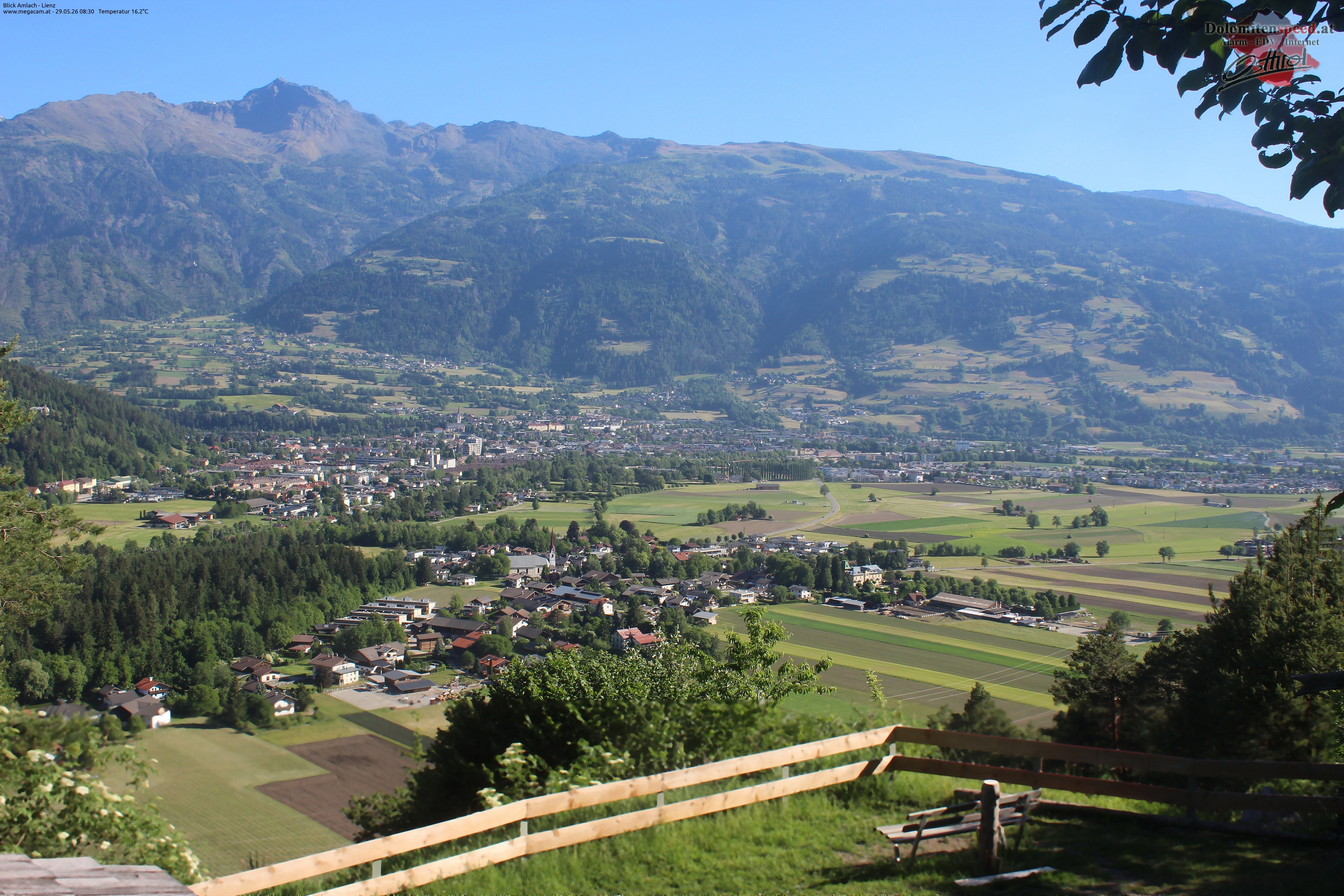 Archiv Foto Webcam Blick Amlach - Lienz - Osttirol