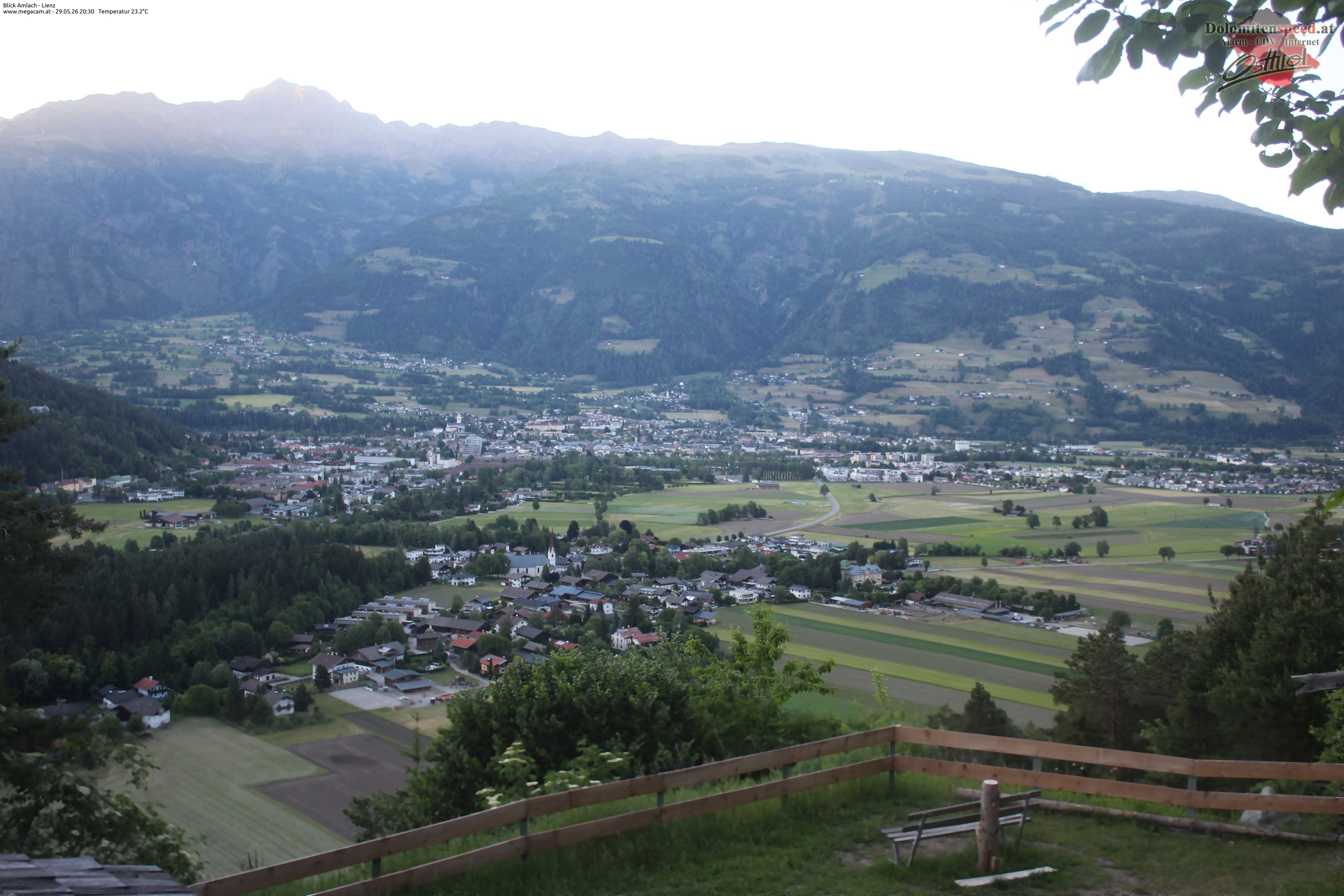 Archiv Foto Webcam Blick Amlach - Lienz - Osttirol