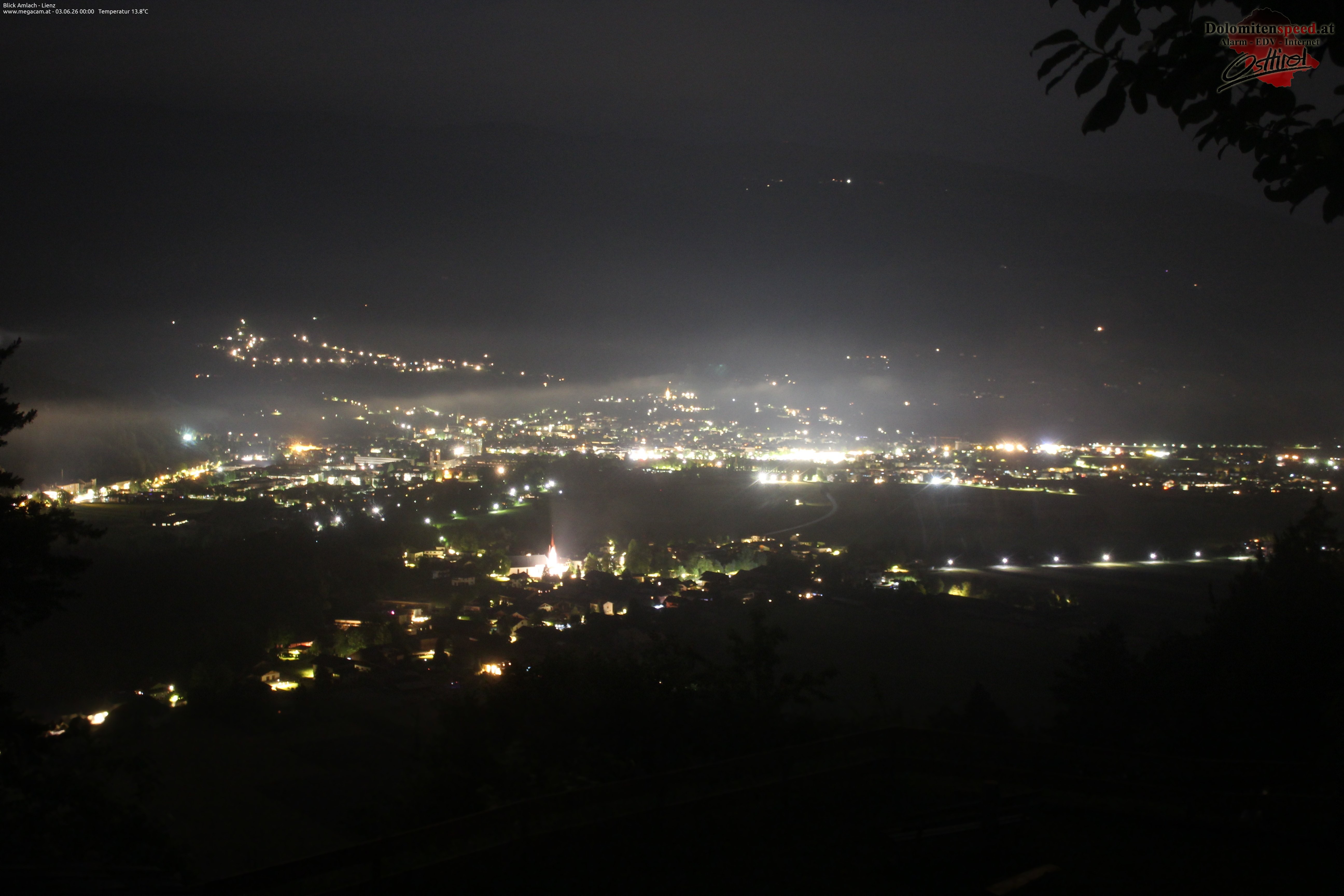 Archiv Foto Webcam Blick Amlach - Lienz - Osttirol