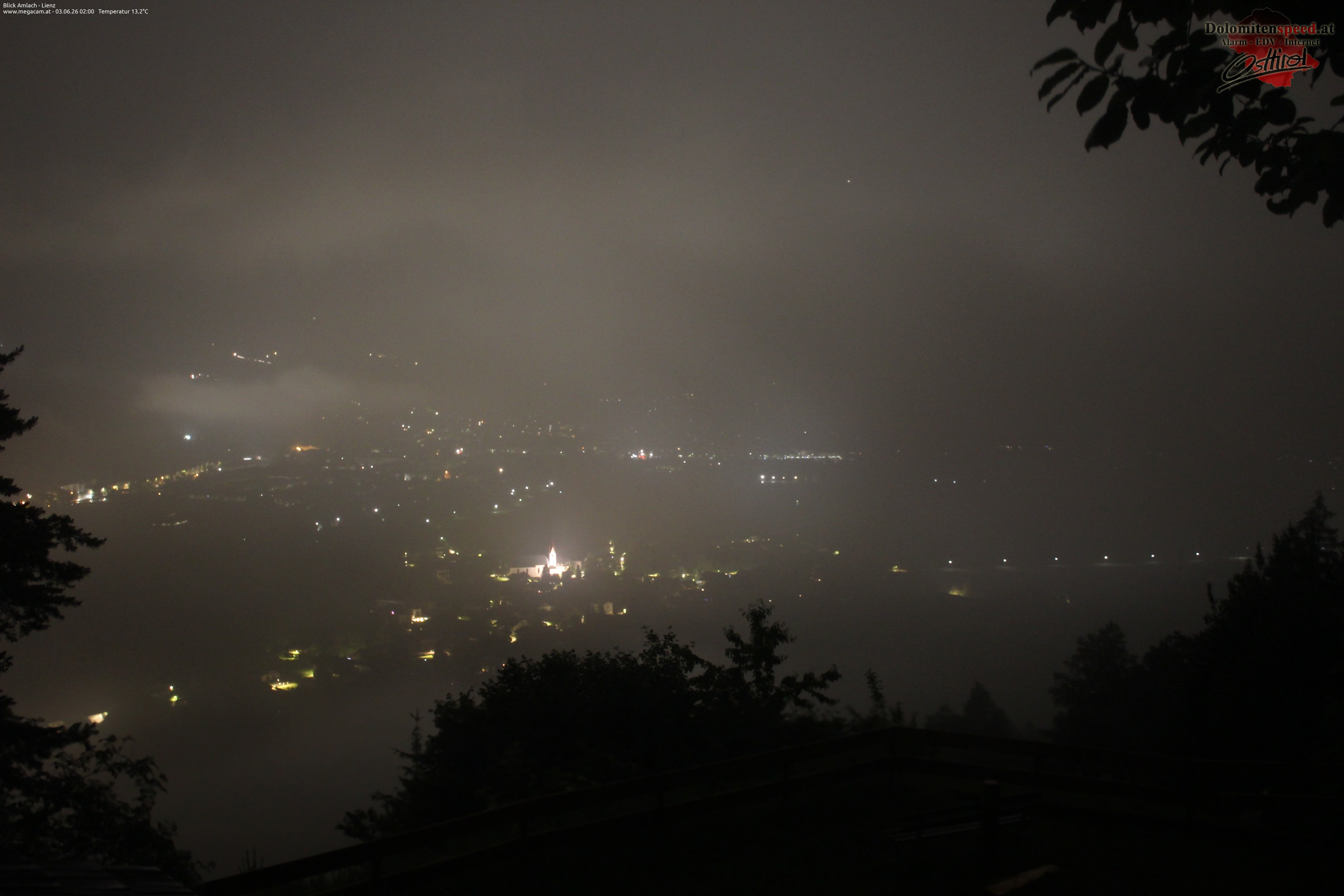 Archiv Foto Webcam Blick Amlach - Lienz - Osttirol