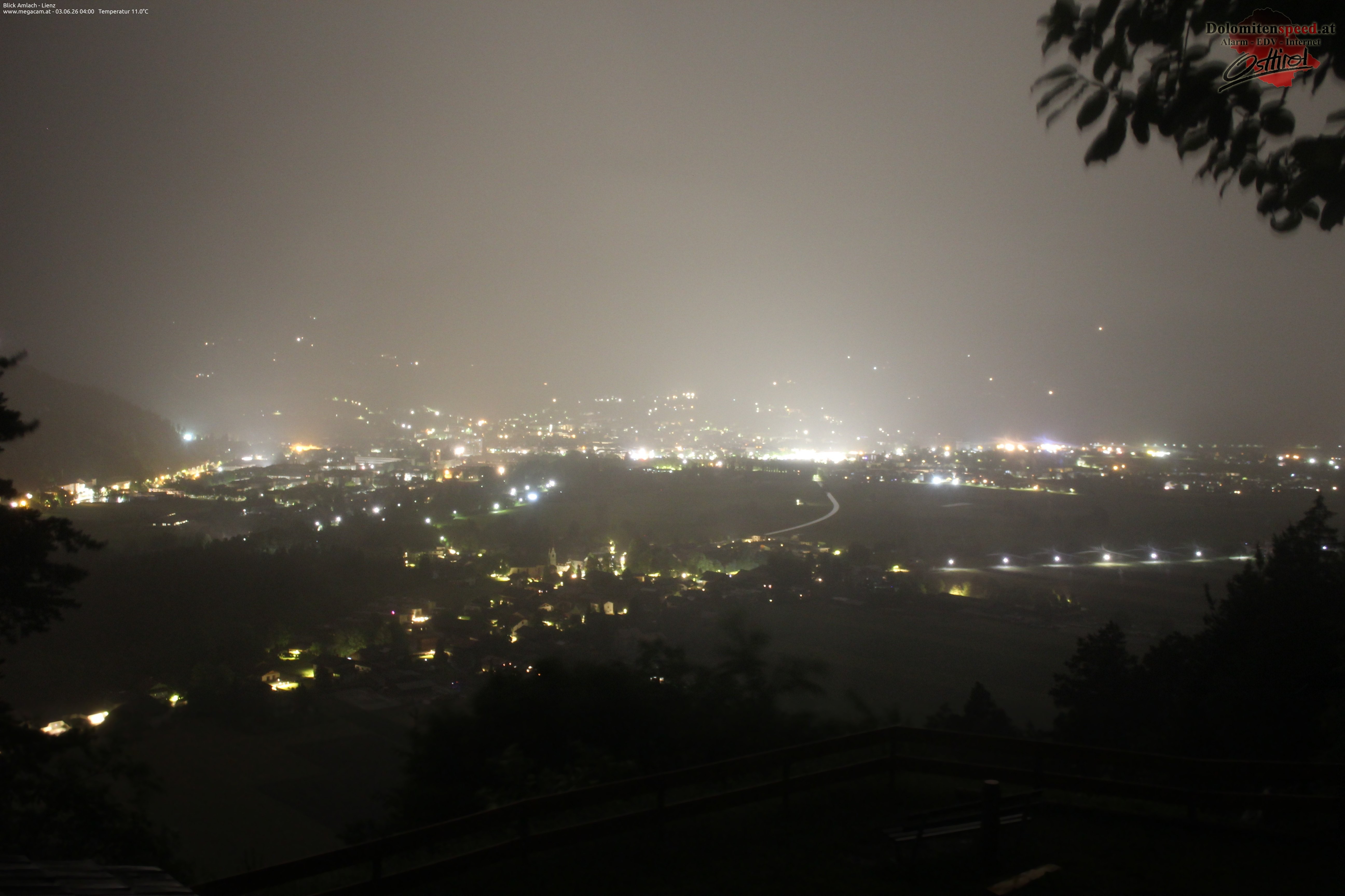 Archiv Foto Webcam Blick Amlach - Lienz - Osttirol