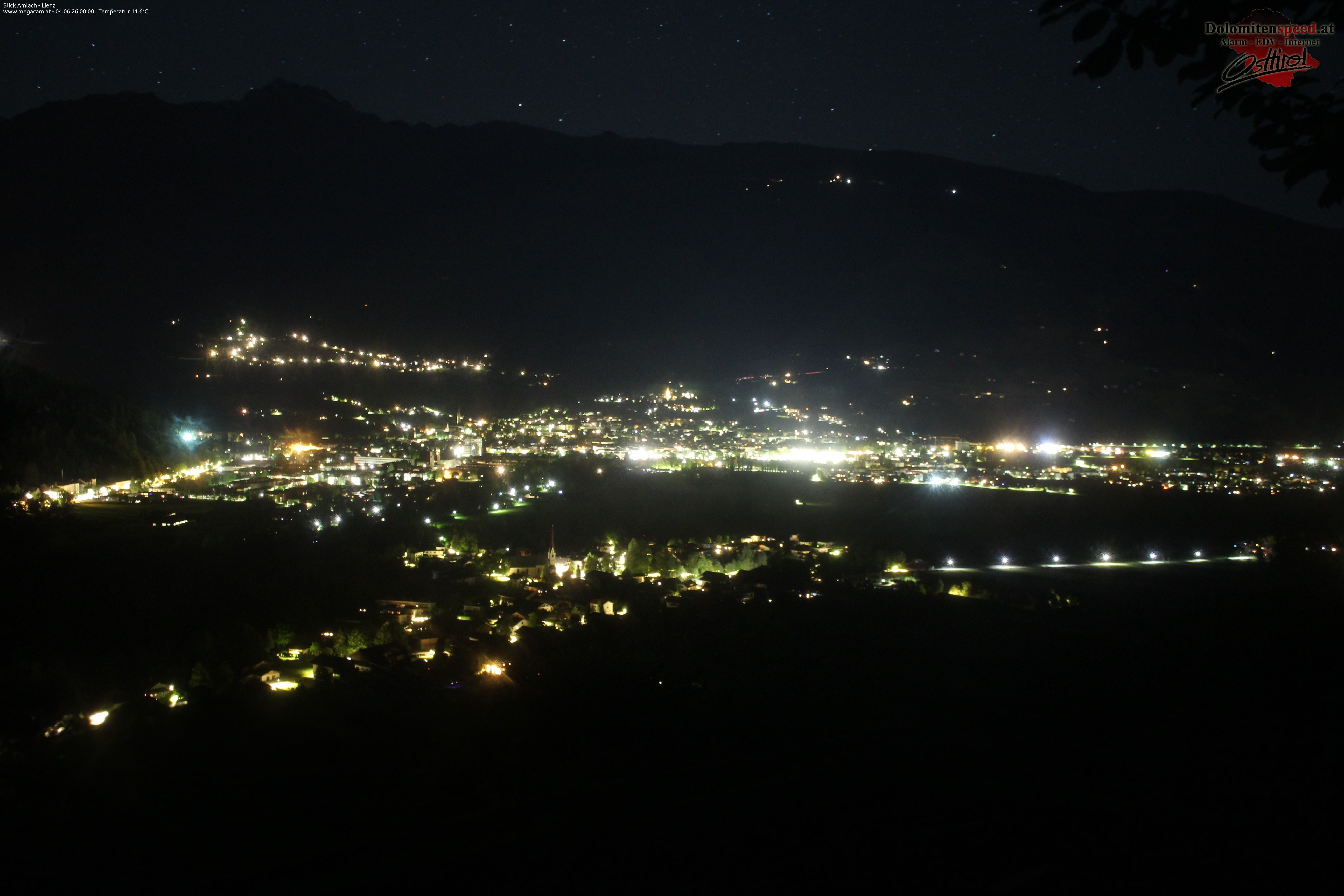 Archiv Foto Webcam Blick Amlach - Lienz - Osttirol