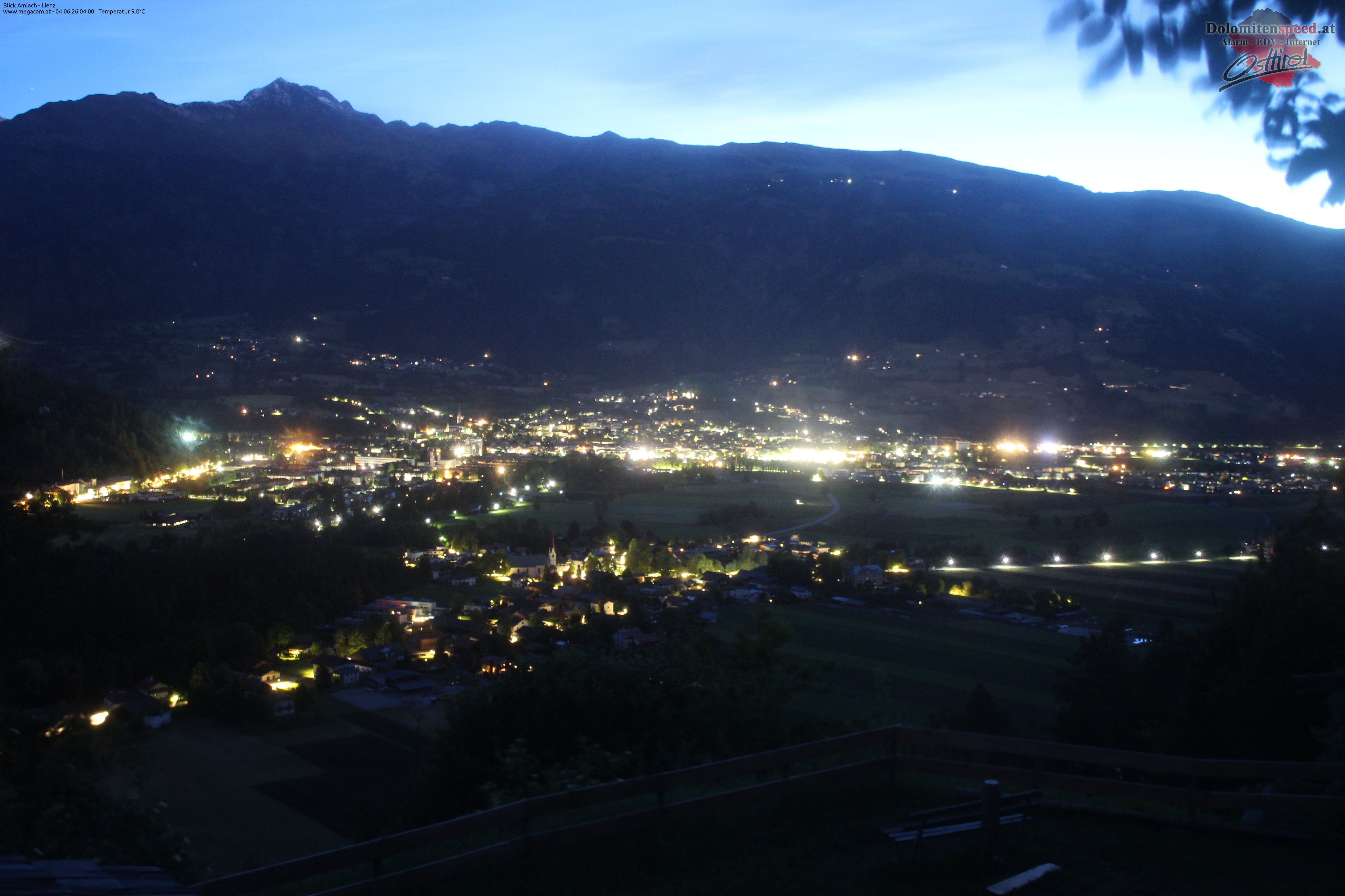 Archiv Foto Webcam Blick Amlach - Lienz - Osttirol